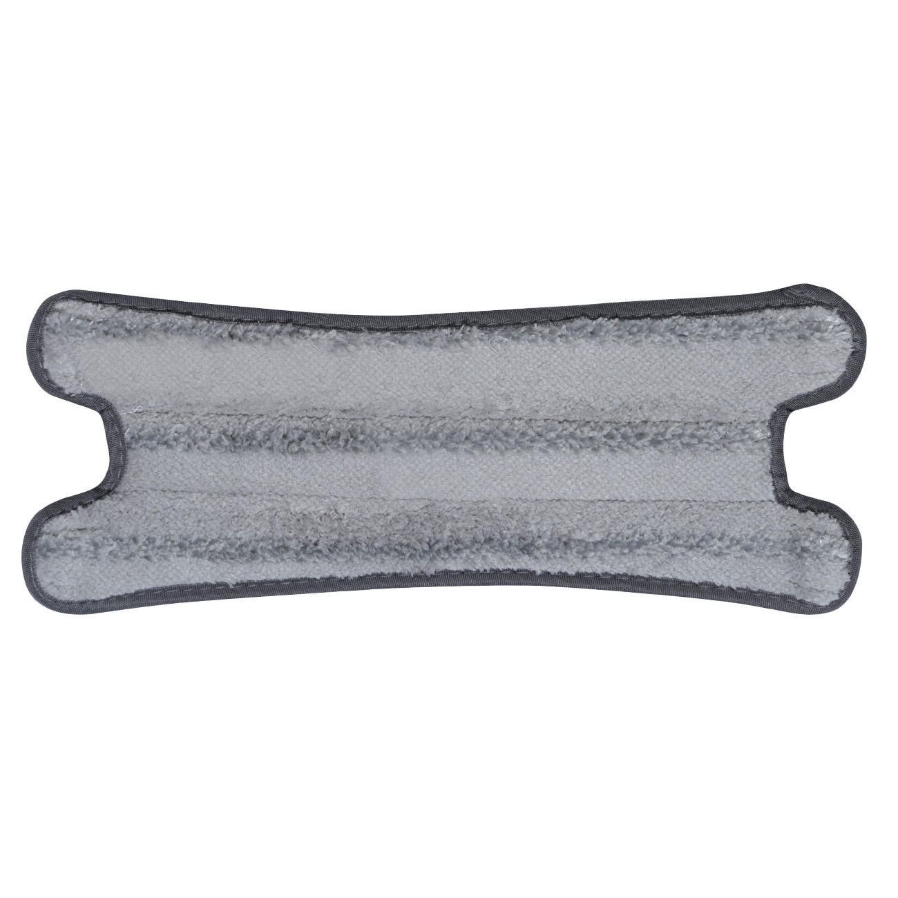 Mop with bucket, wringing and rinsing, curly, white-gray, Mop