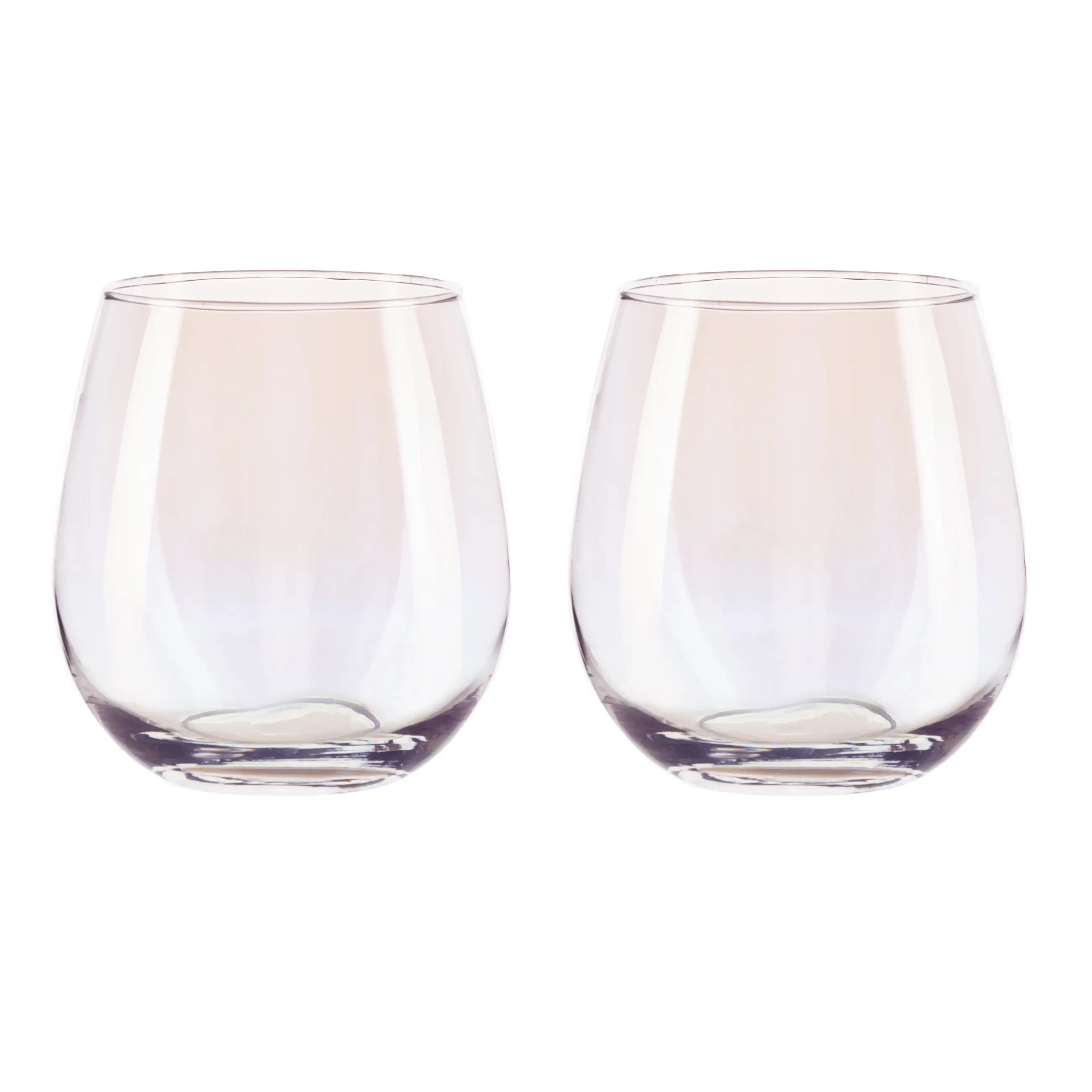 Glass, 10 cm, 460 ml, 2 pcs, glass, mother of pearl, Floyd polar, image-0