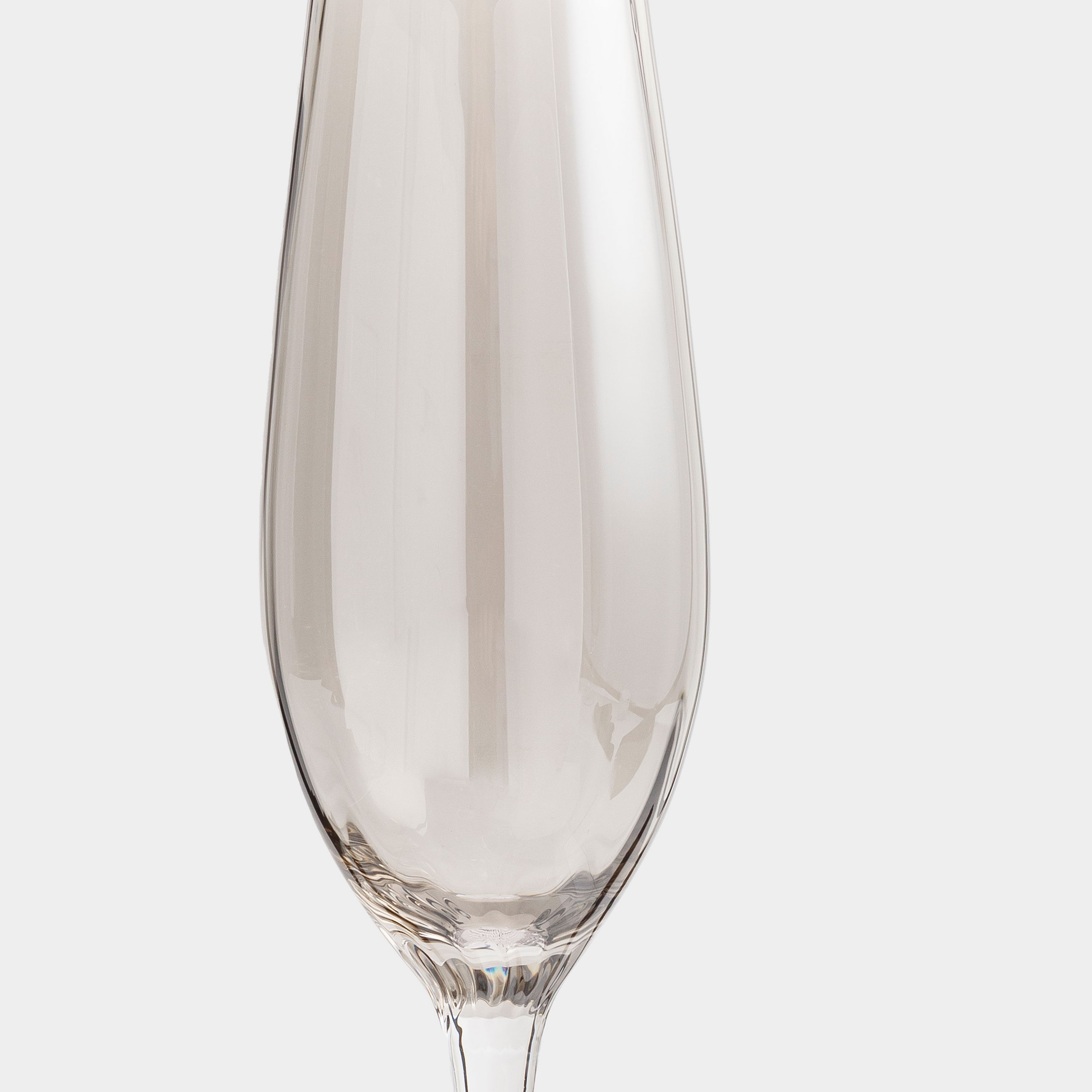 Champagne glass, 210 ml, 2 pcs, glass, grey, Filo R color, image-4