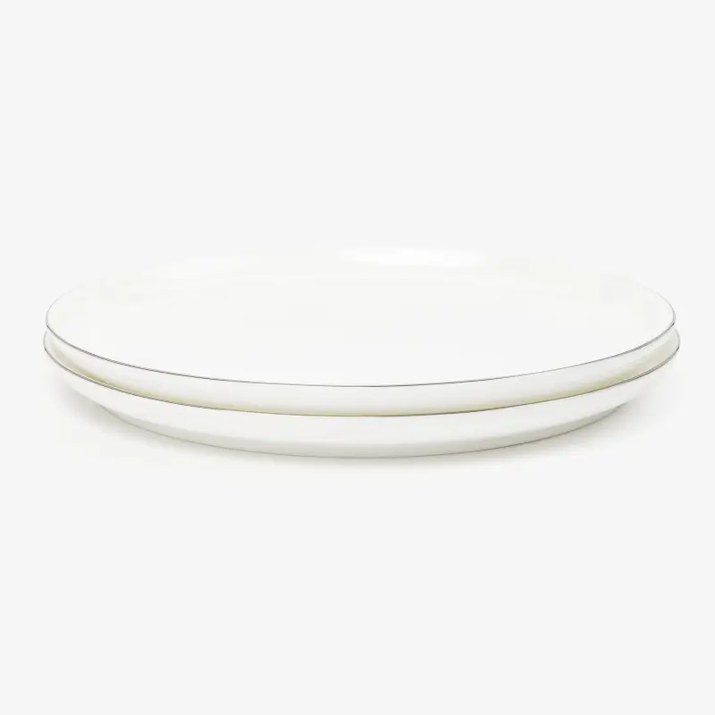 Snack plate, 24 cm, 2 pieces, porcelain F, Antarctica ,image-0