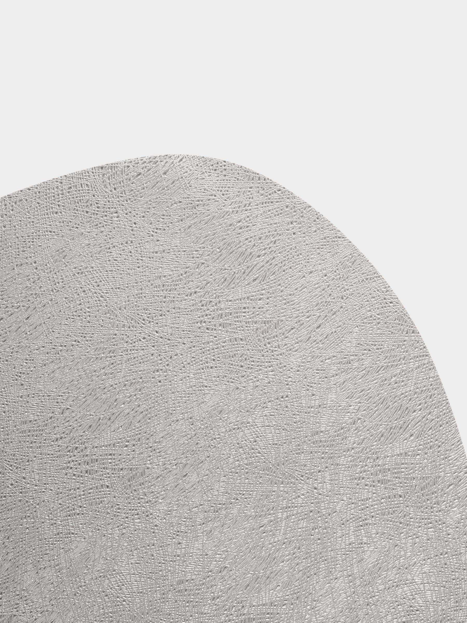 Placemat, 32x45 cm, PVC, curly, dark silver, Rock, image-2