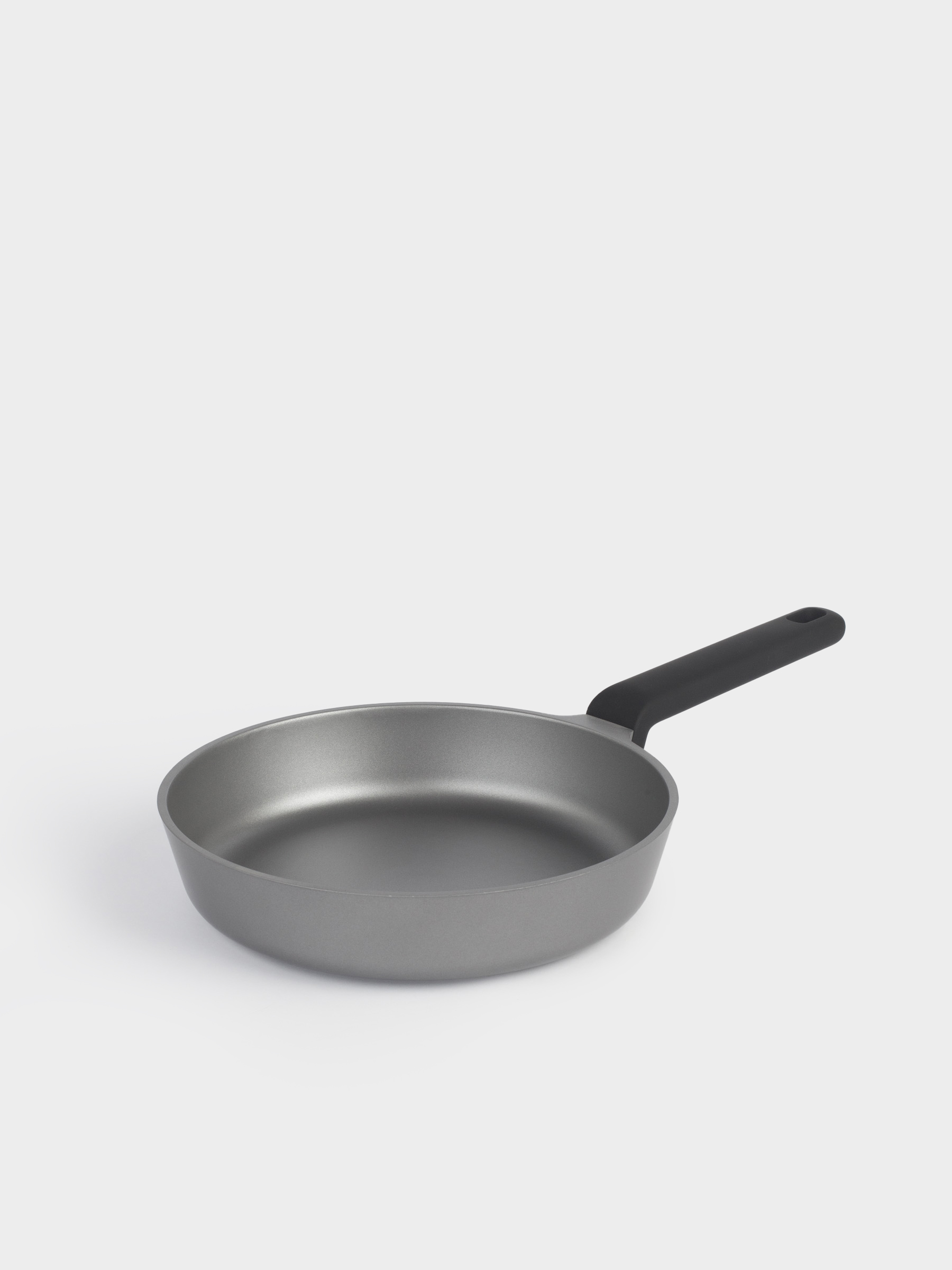 Frying pan, 24 cm, coated, aluminum, grey-black, Mintali, image-0