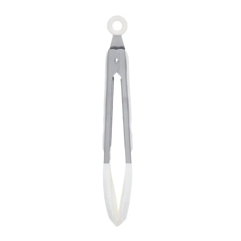 Kitchen tongs, 25 cm, for pasta/salad, silicone/steel, milky, Soft Kitchen ,image-0
