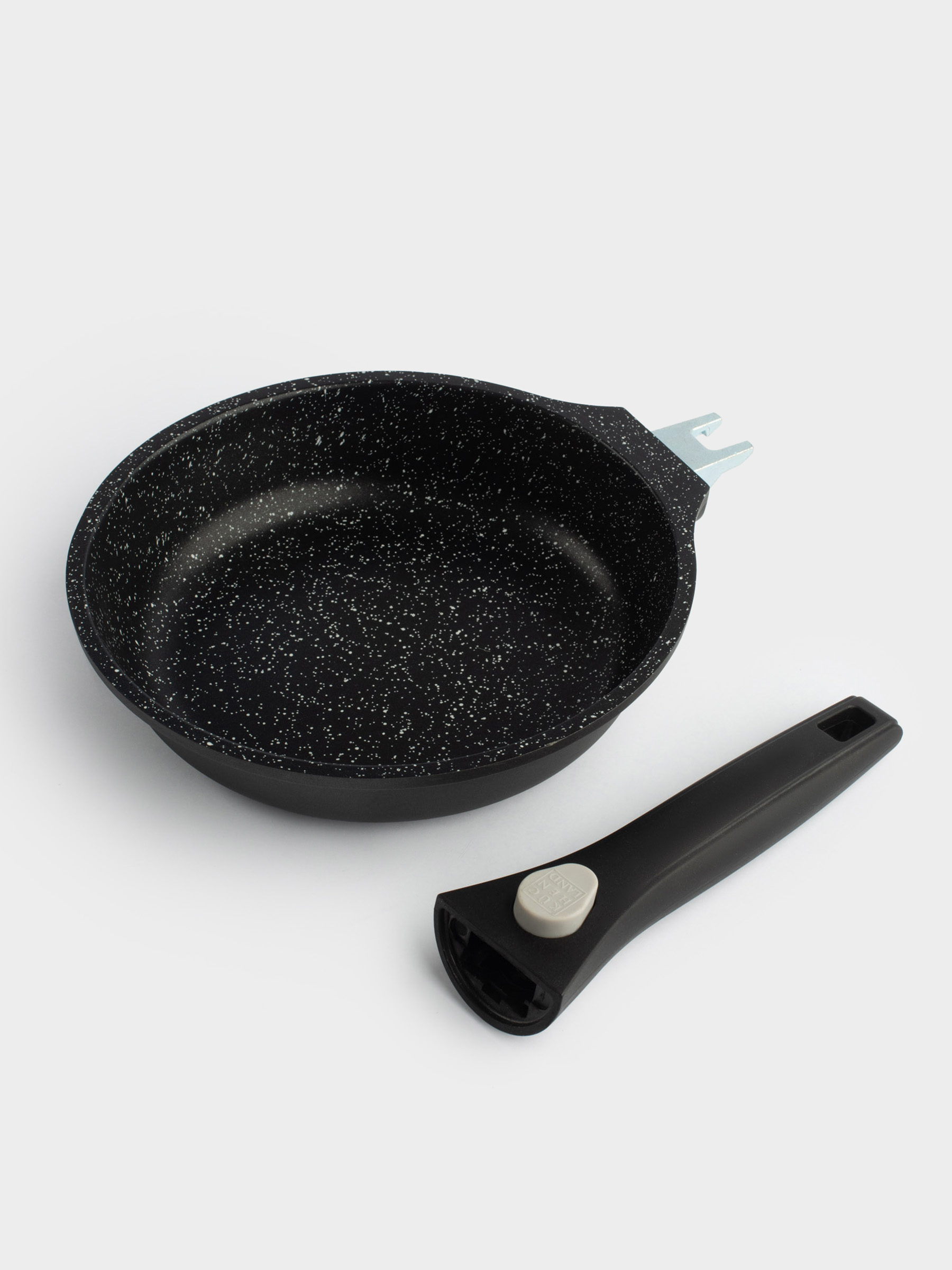 Frying pan, 20 cm, removable handle, coated, aluminum, Solution 2, image-11