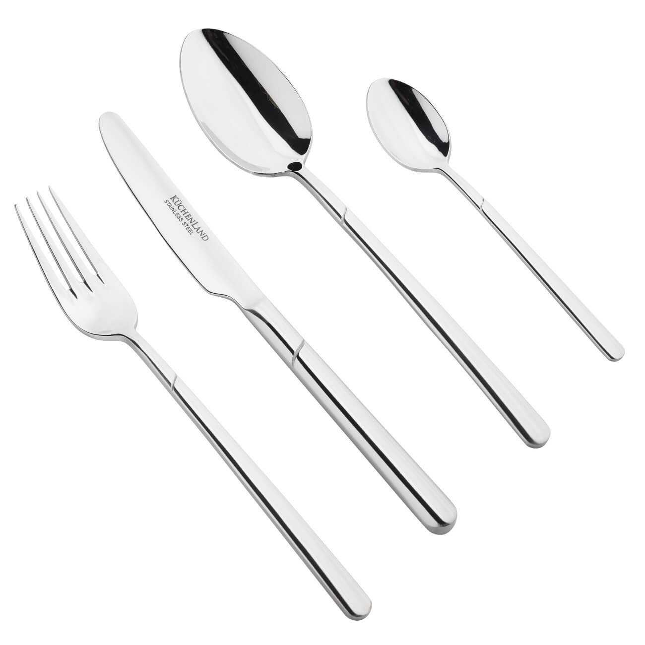 Cutlery, 6 pers, 24 pr, steel, Helsinki