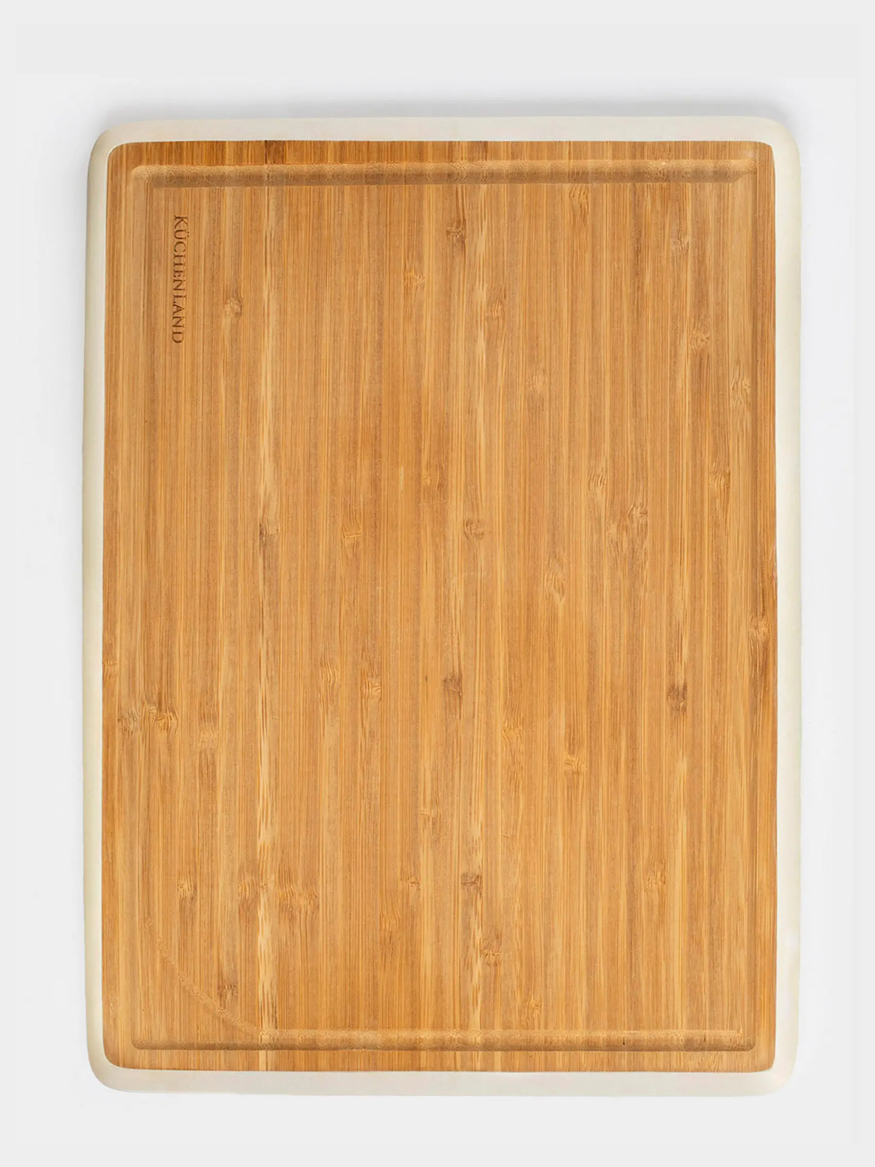Cutting board, 38x28 cm, bamboo, rectangular, milk edging, Bamboo