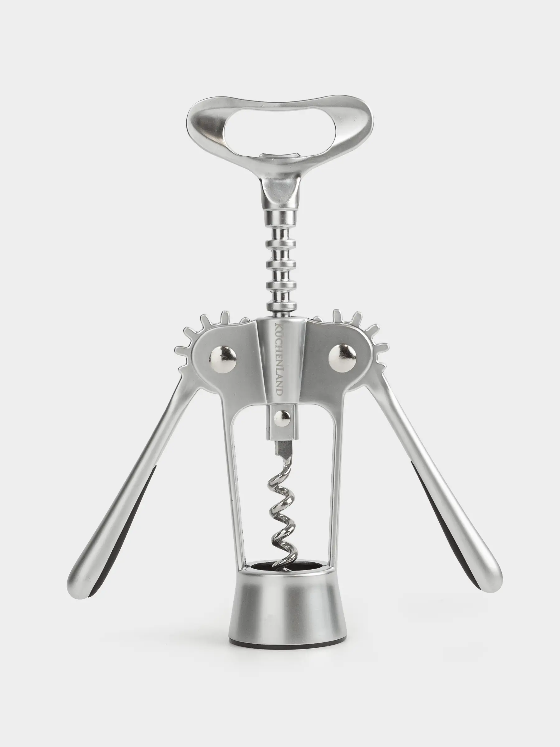 Lever corkscrew, 19 cm, metal / plastic, Start, image-0