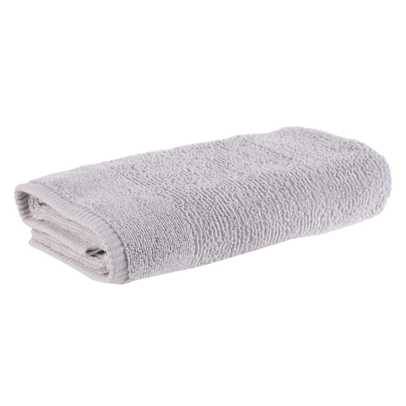 Towel, 50x90 cm, cotton, light grey, Terry cotton, image-1