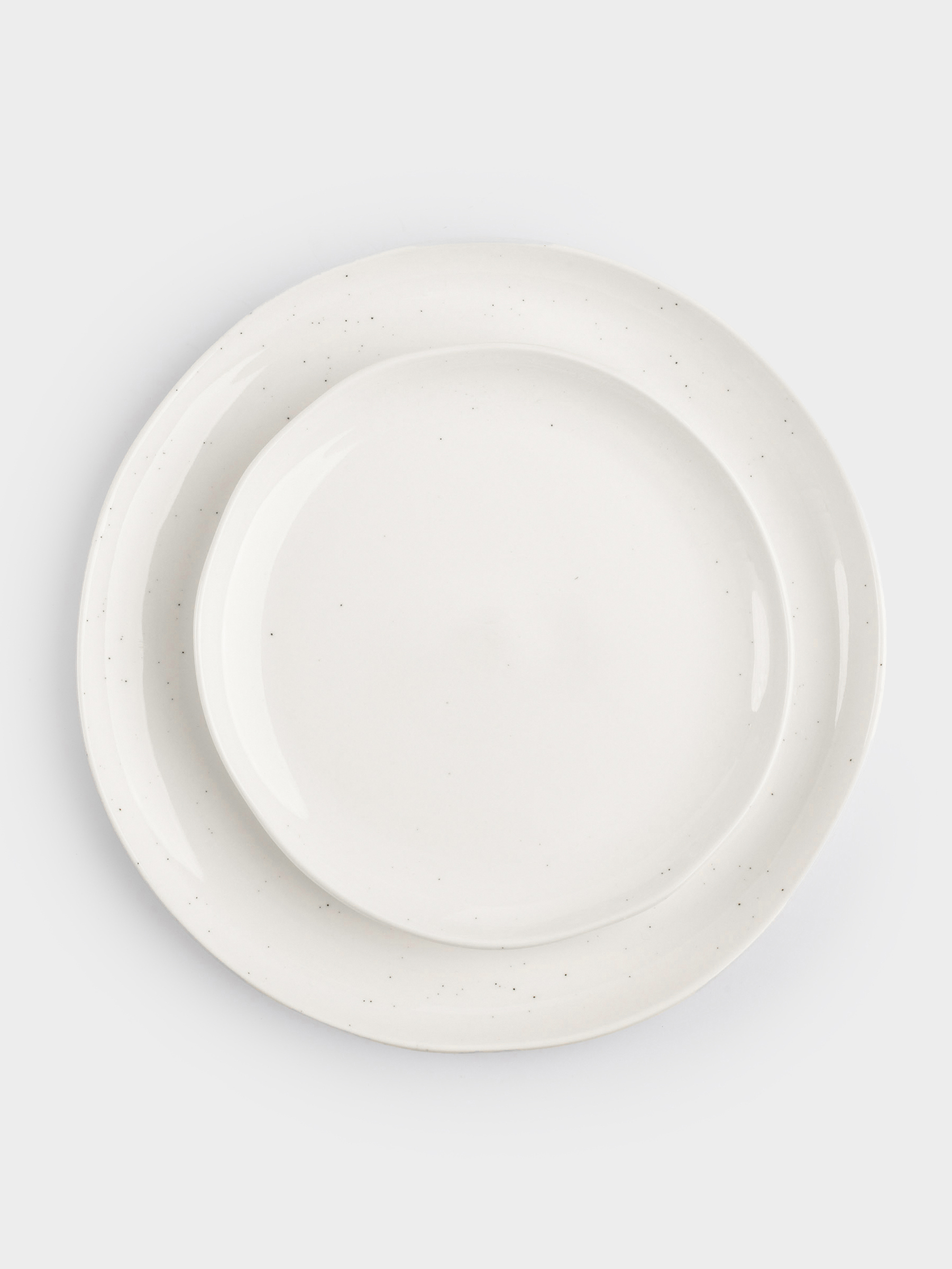 Dining set, 6 pers, 18 pr, porcelain N, milk, Dots, Boho, image-2