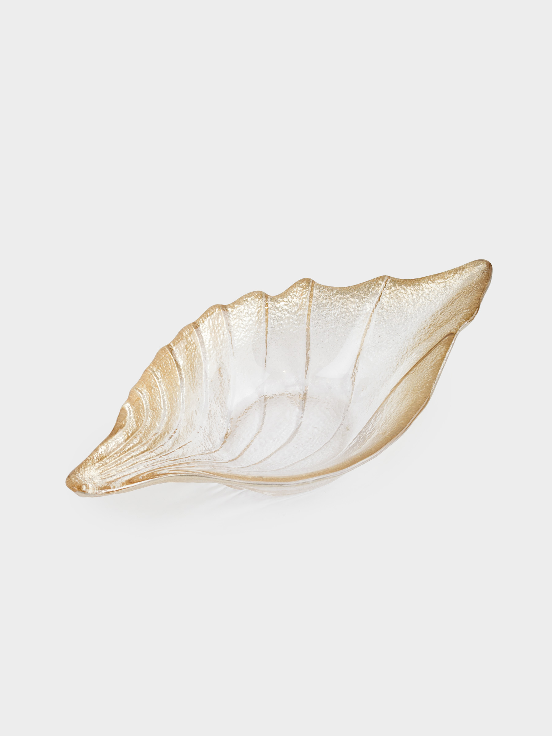 Dish, 22x12x5 cm, glass R, beige, Gradient, Shell, Seaside, image-0