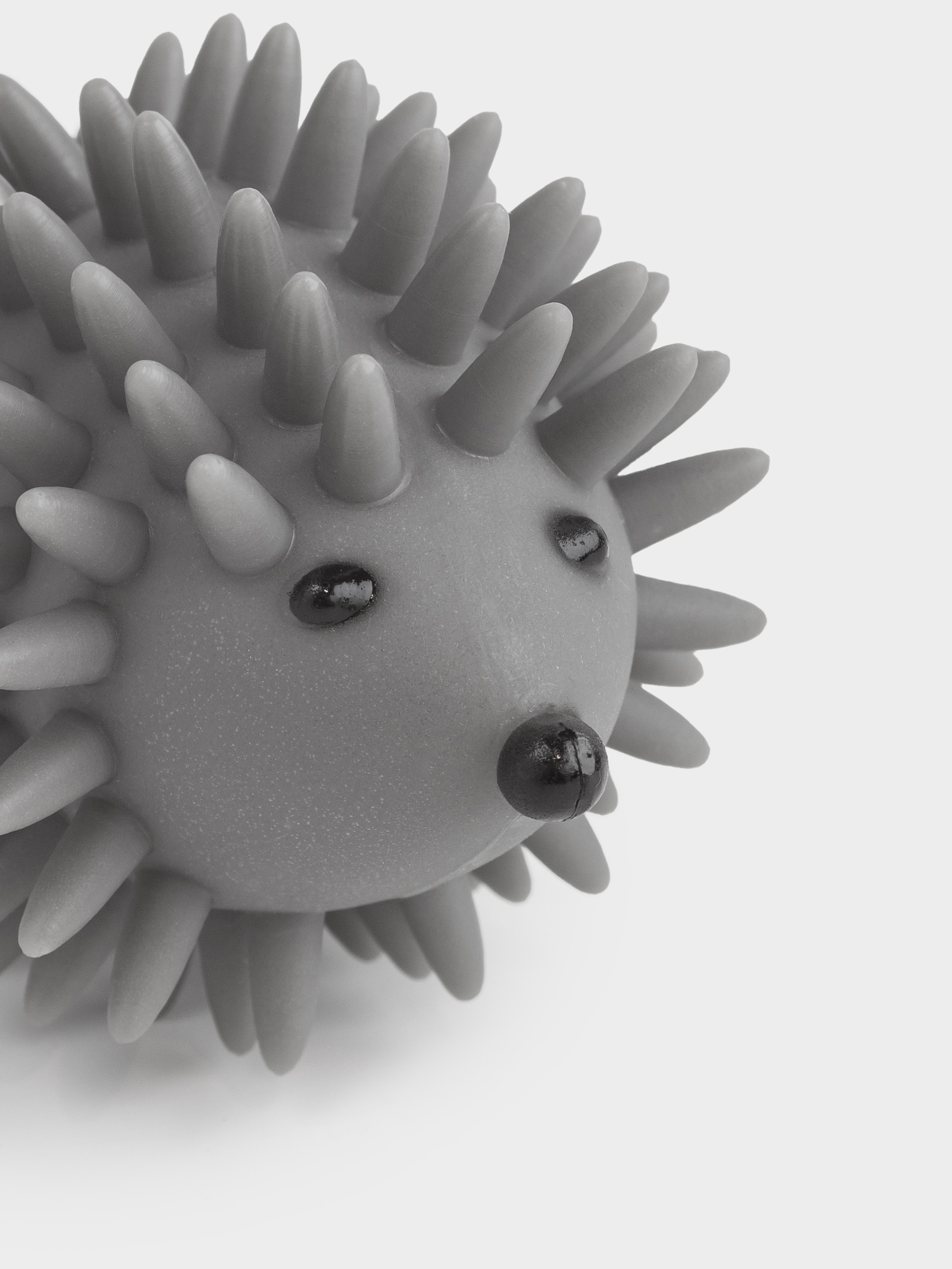 Washing ball, 9 cm, PVC, grey, Hedgehog, Washing ball, image-3