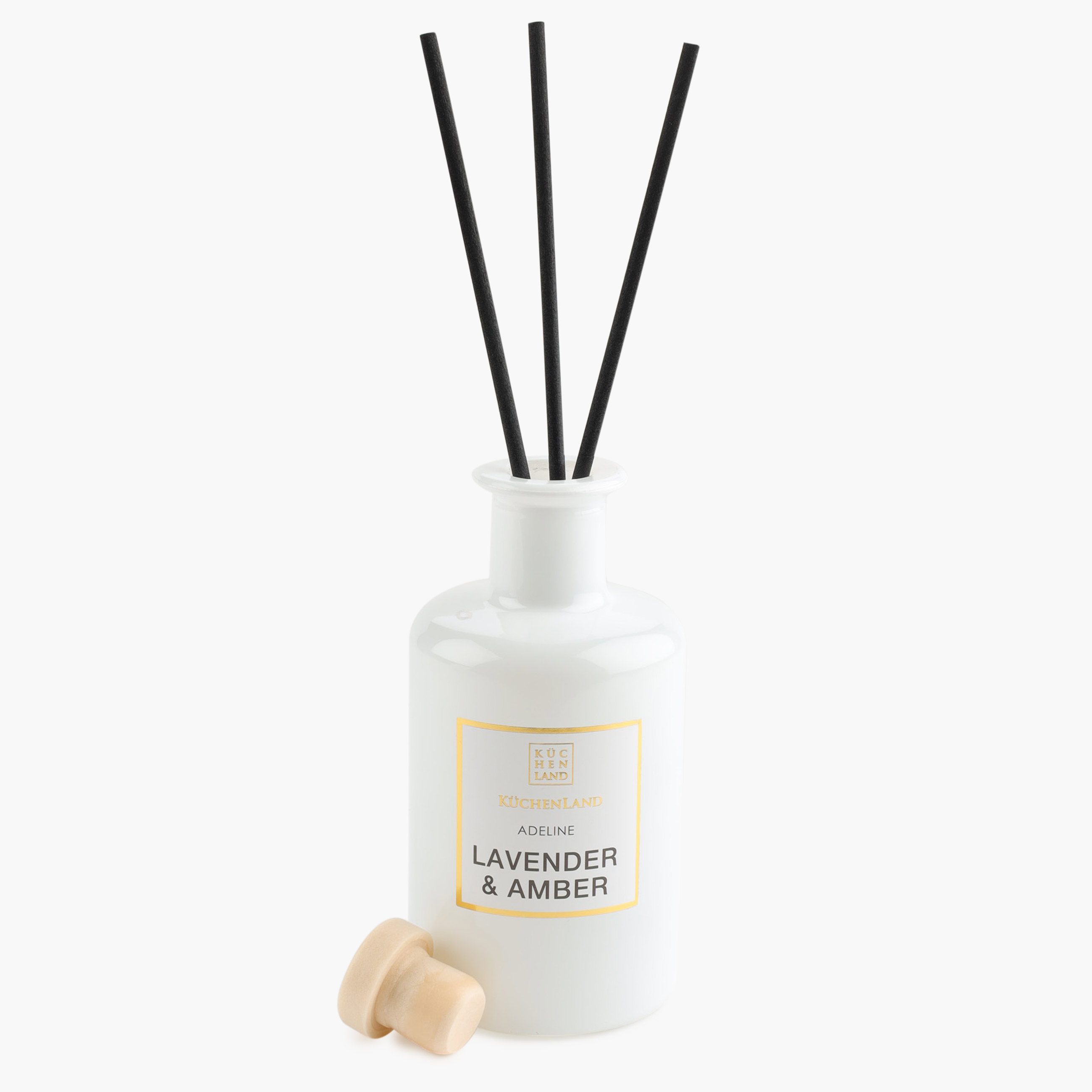 Aroma diffuser, 230 ml, white, Lavender and Amber, Adeline