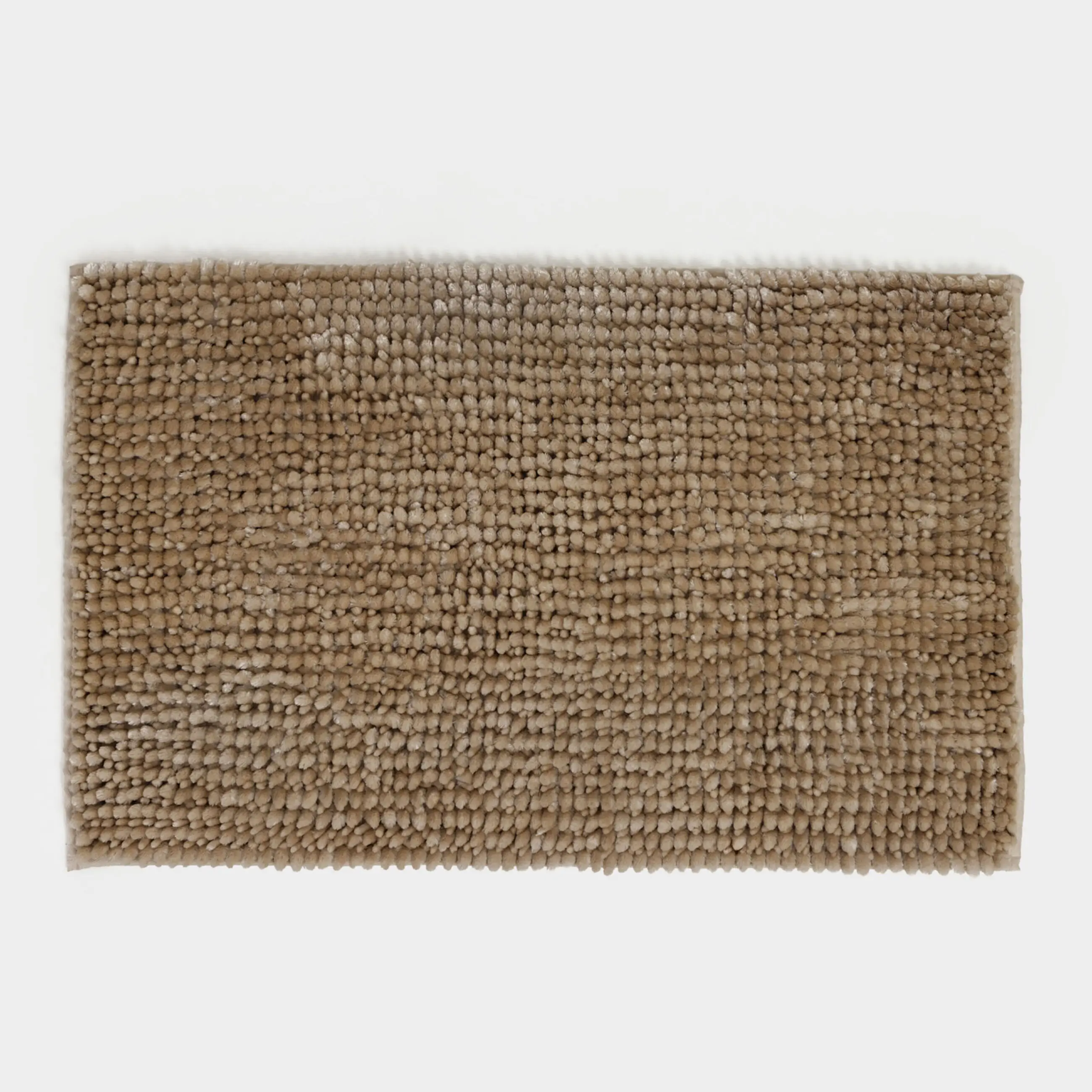 Mat, 50x80 cm, anti-slip, polyester, beige, Fluff