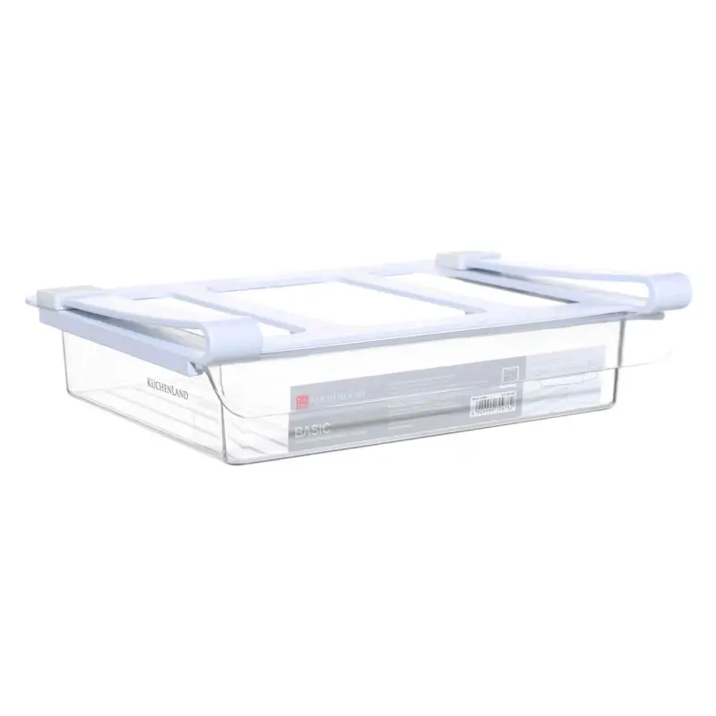 Refrigerator organizer shelf, 27x20 cm, suspended, plastic / nylon, transparent, Basic