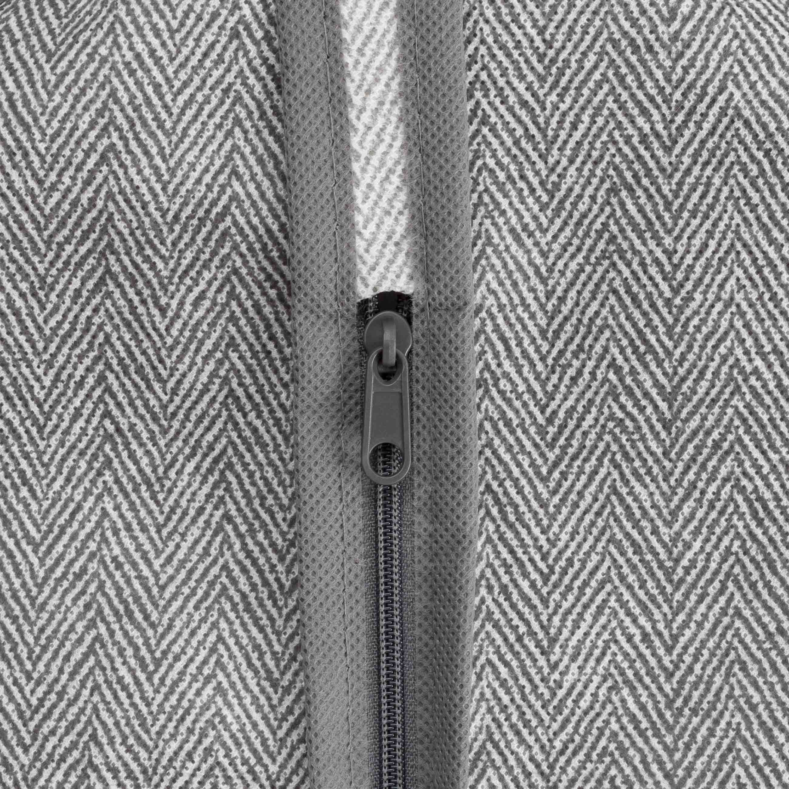 Cover for clothes, 60x100 cm, textile / PVC, grey, Pedant new