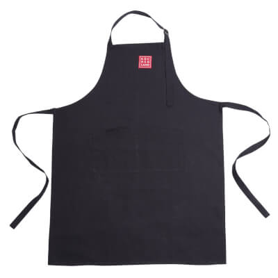 Apron, 67x90 cm, cotton, black ,image-0