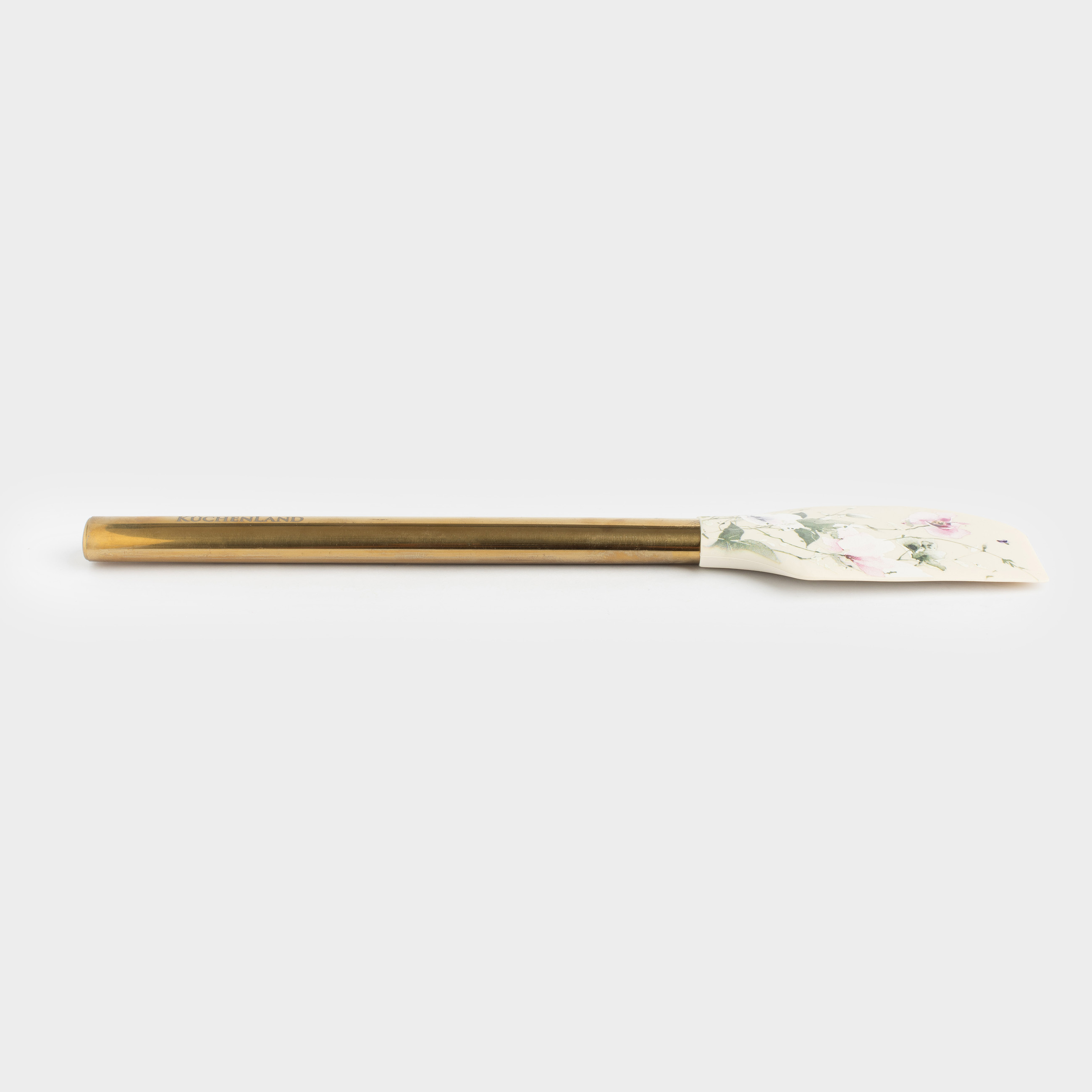 Spatula, 30 cm, silicone / steel, Lilac flowers, Floret
