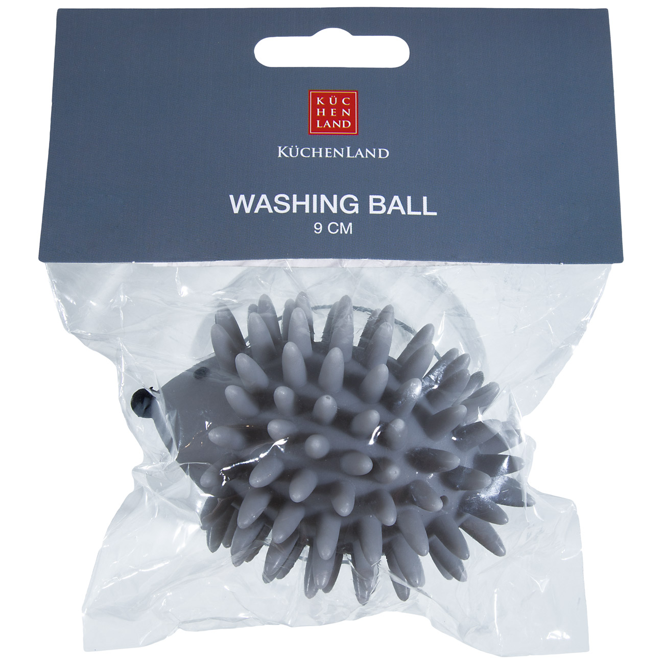Washing ball, 9 cm, PVC, grey, Hedgehog, Washing ball