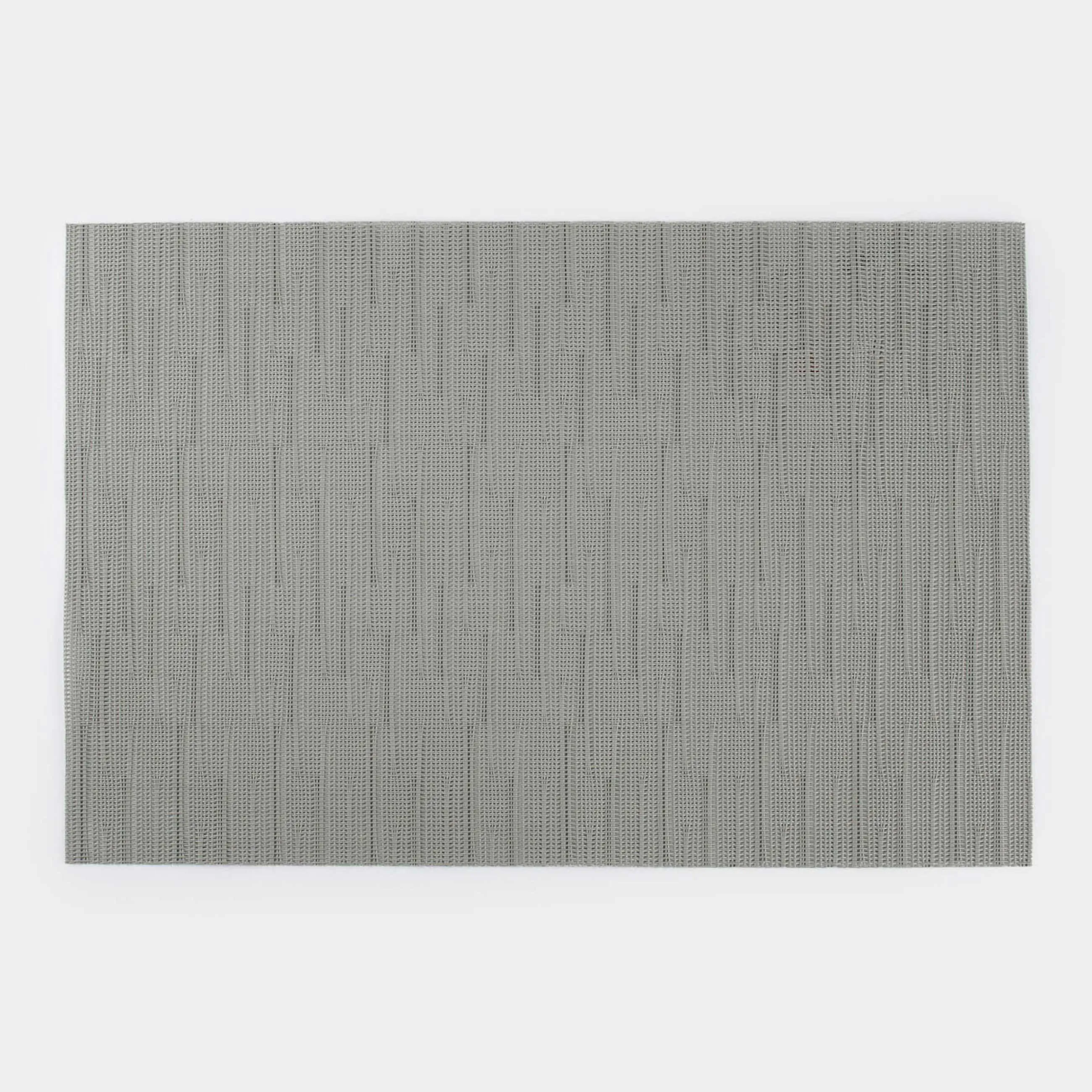 Placemat, 30x45 cm, PVC / polyester, rectangular, grey-blue, Strokes, Solid