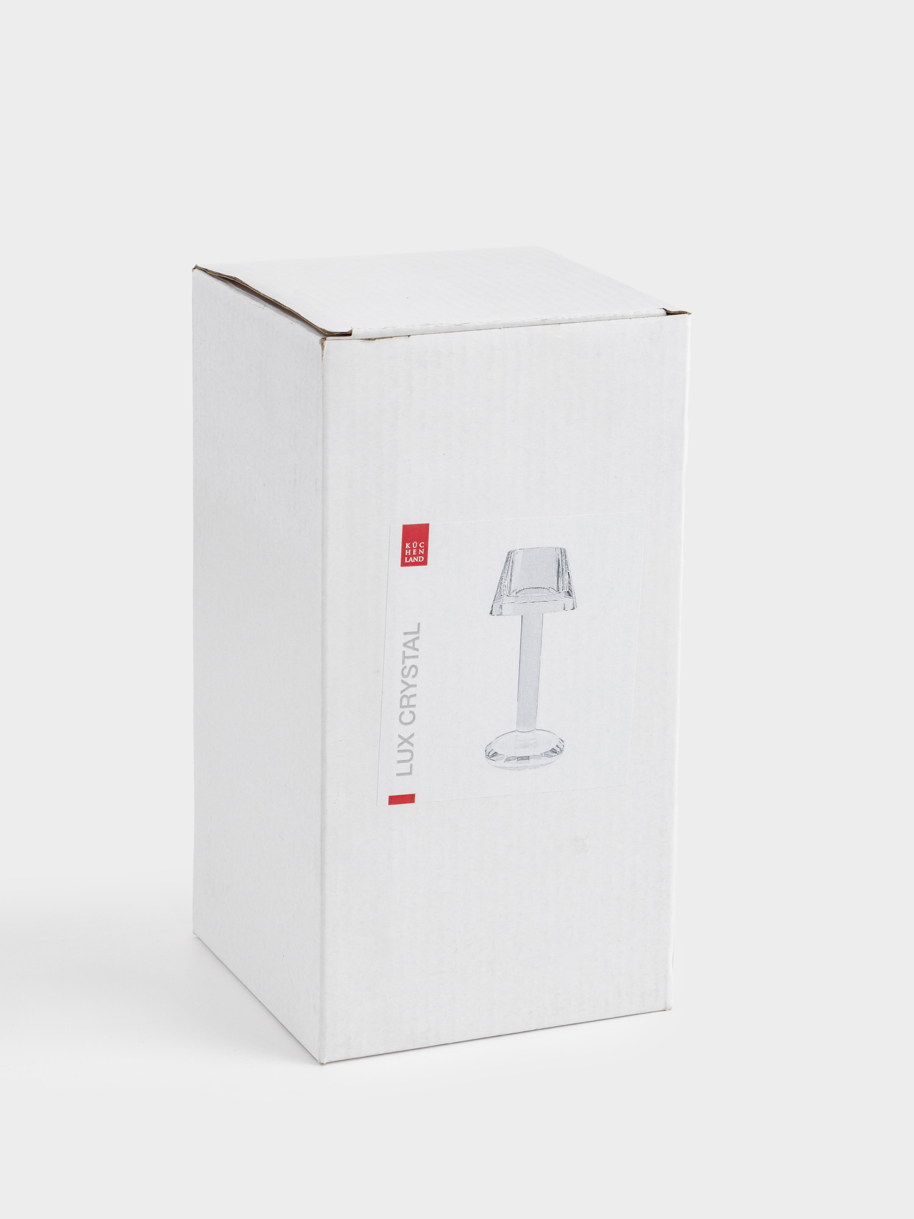 Candlestick, 18 cm, for a tea candle, on a leg, crystal glass, Floor lamp, Lux crystal, image-4