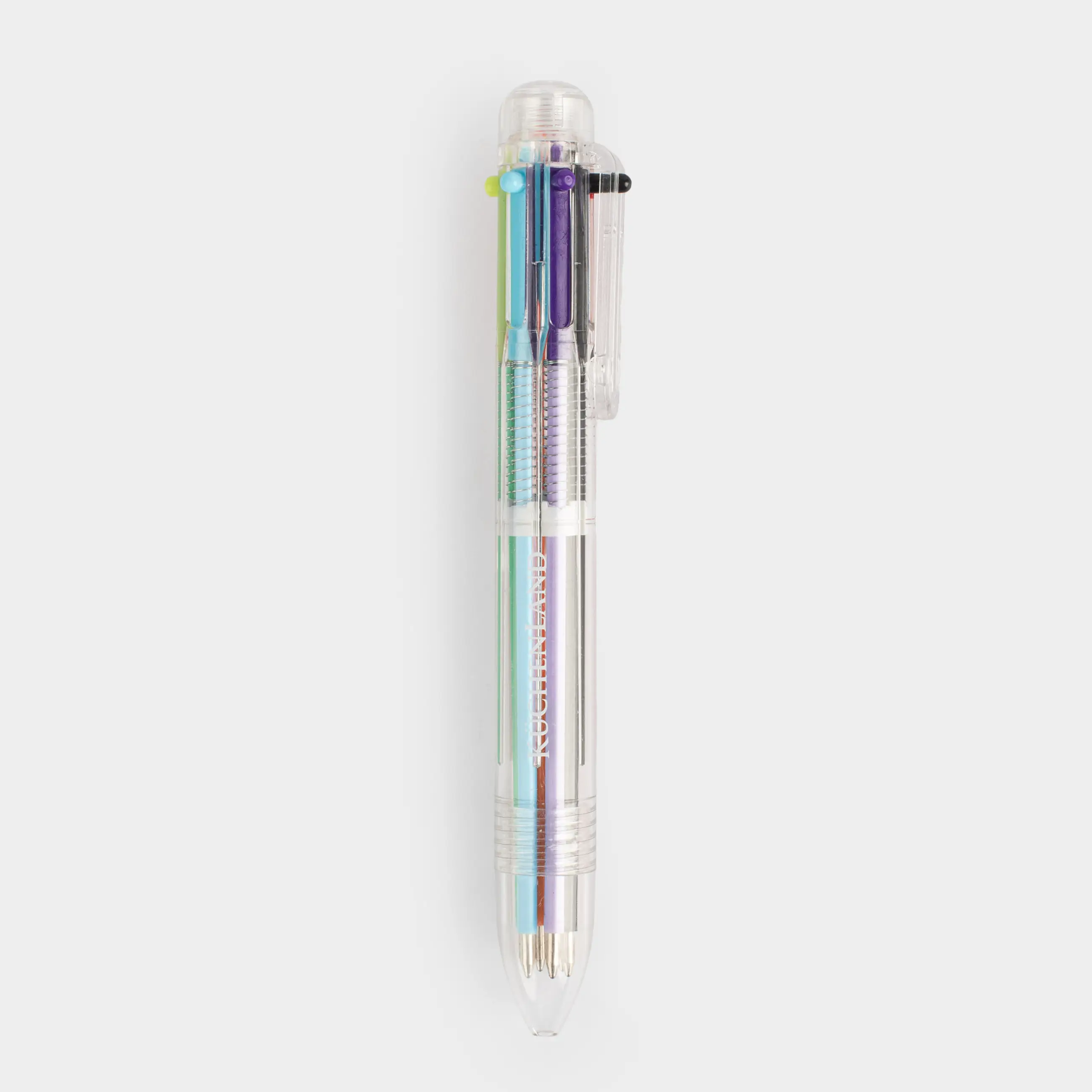 Ballpoint pen, multicolor, 14 cm, 6 colors, plastic, Draw