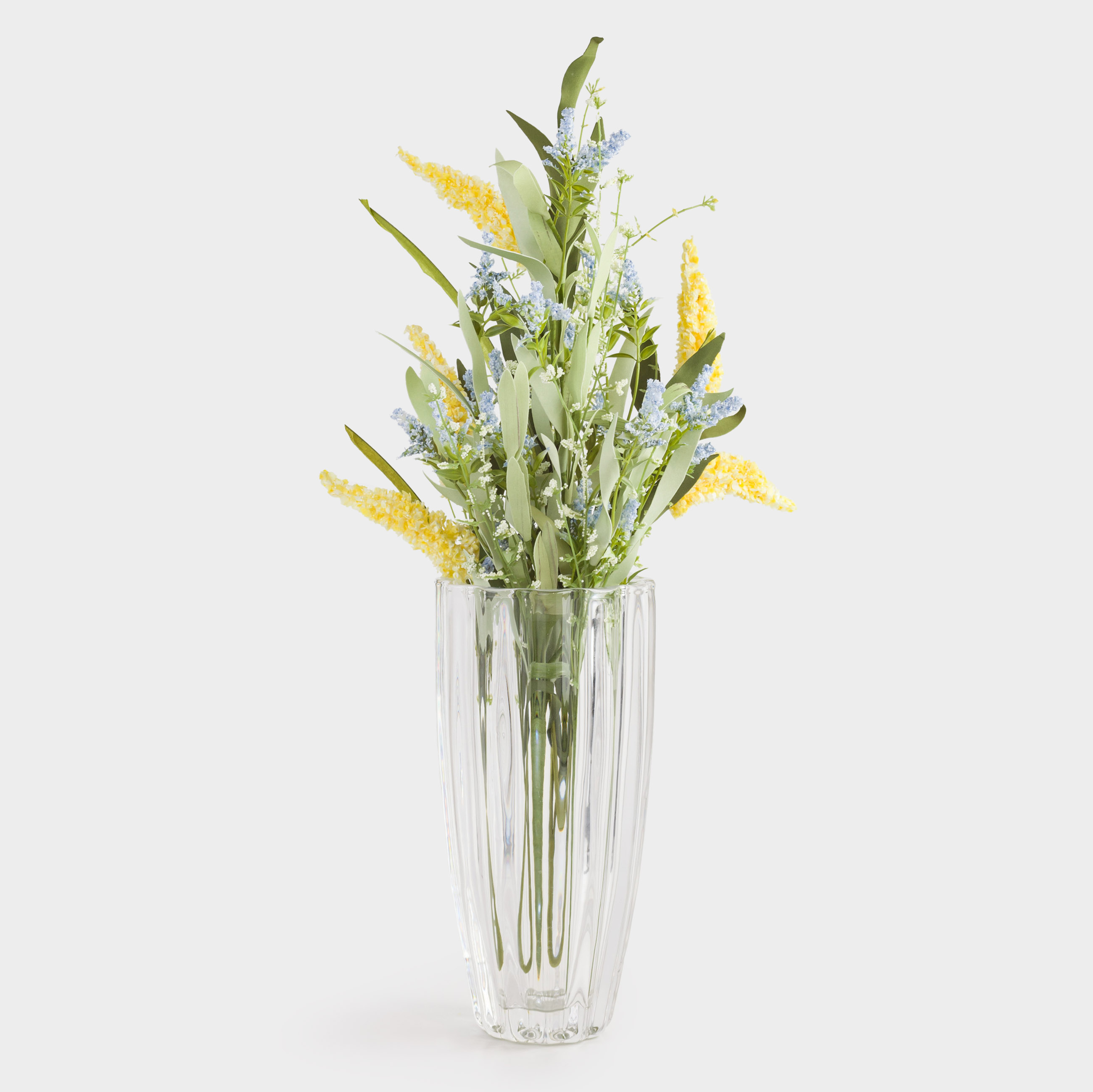 Flower vase, 28 cm, glass R, Ribby, image-5
