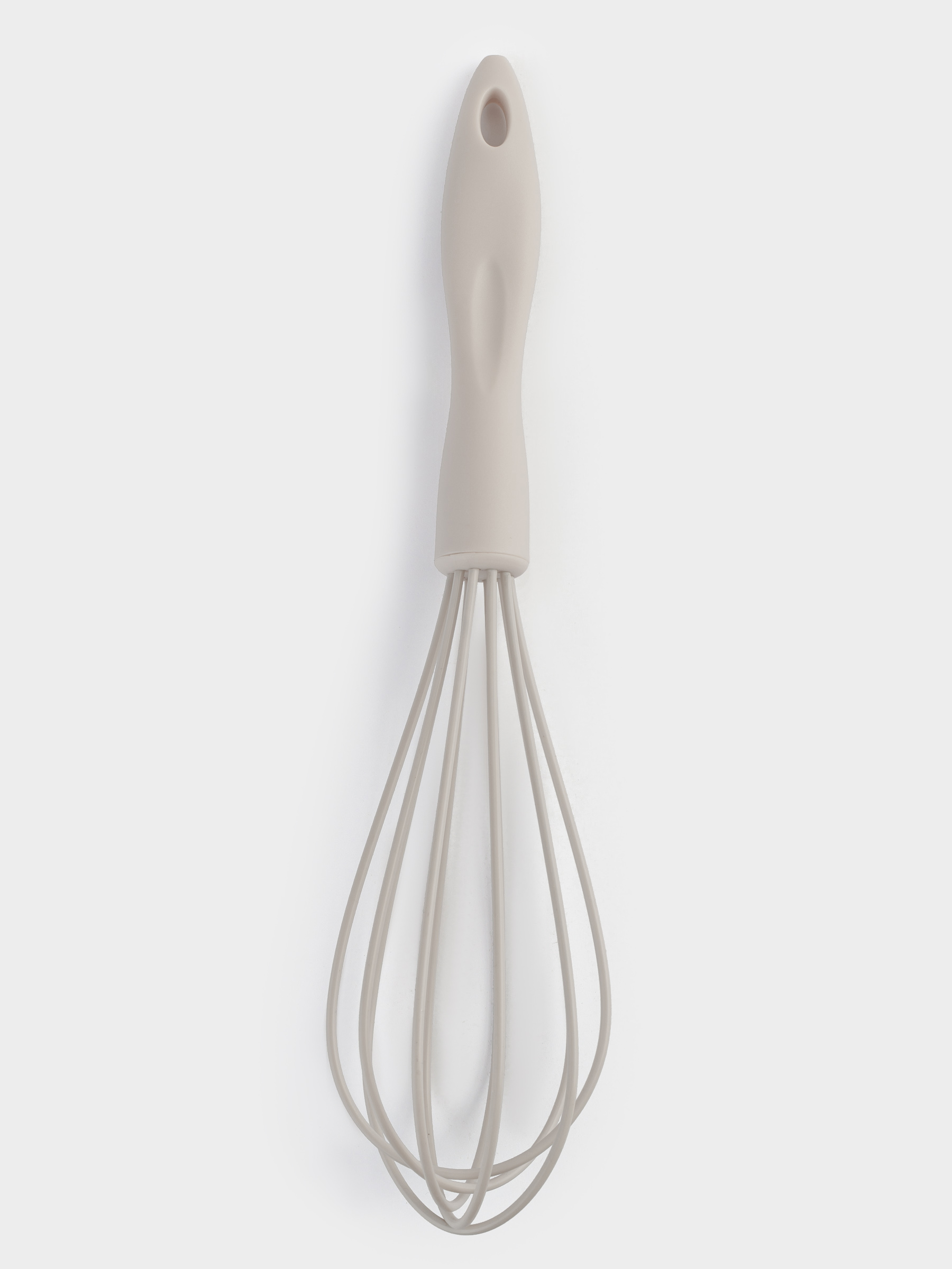 Whisk, 26 cm, silicone / plastic, beige, Benefit, image-1
