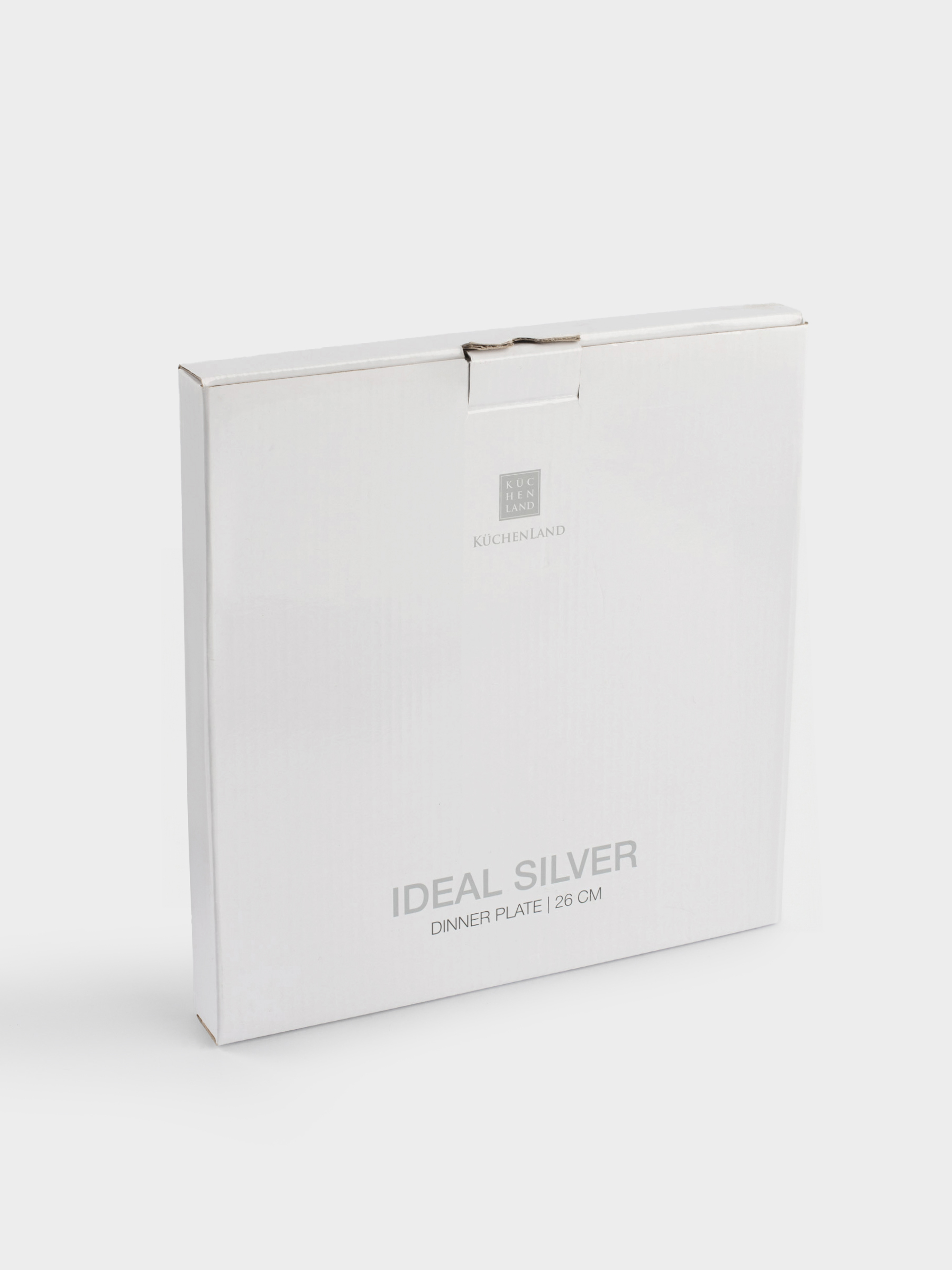 Dining plate, 26 cm, porcelain F, white, Ideal silver, image-5