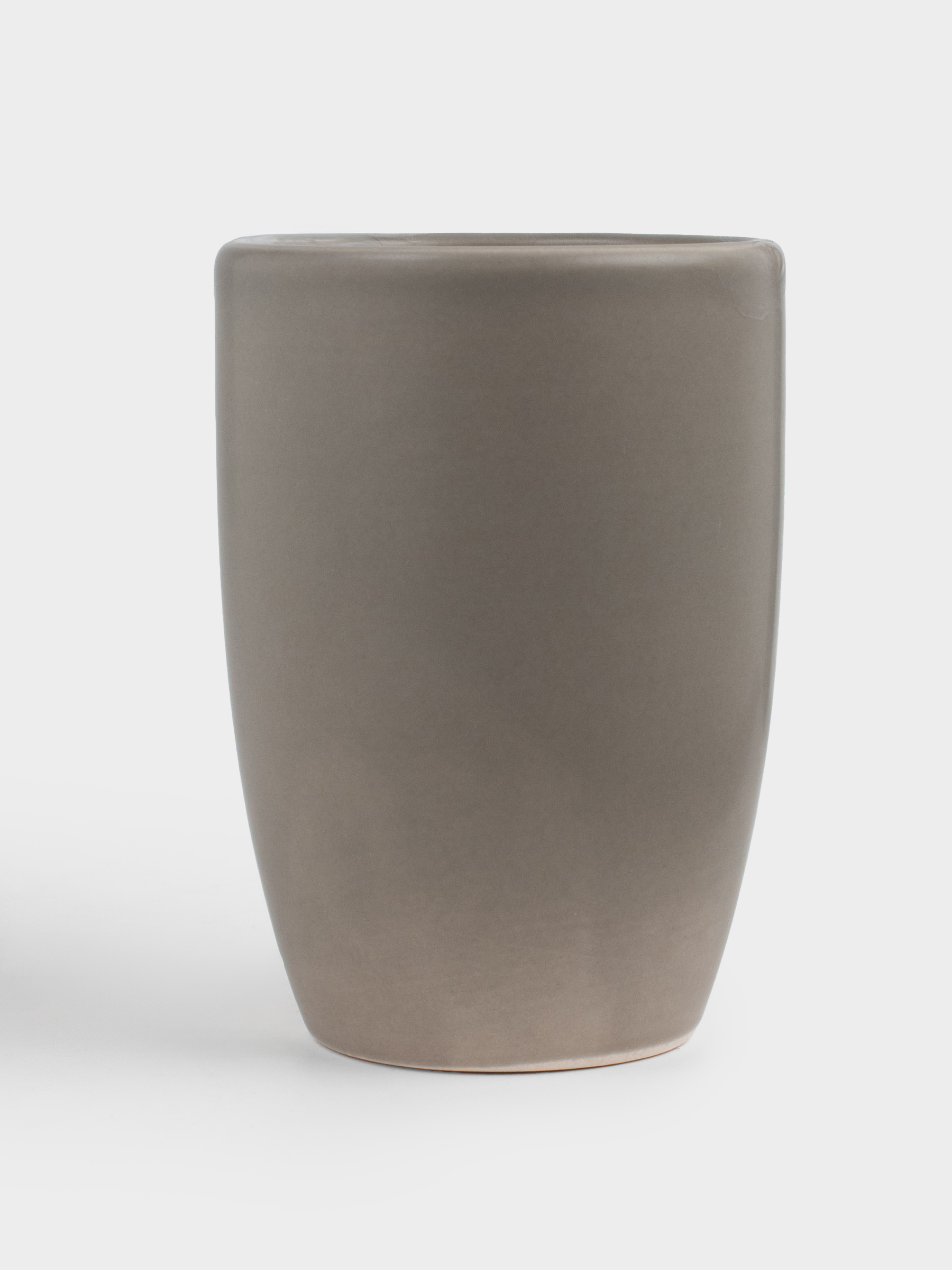 Bathroom glass, 10 cm, ceramic, beige-gray, Giza, image-4