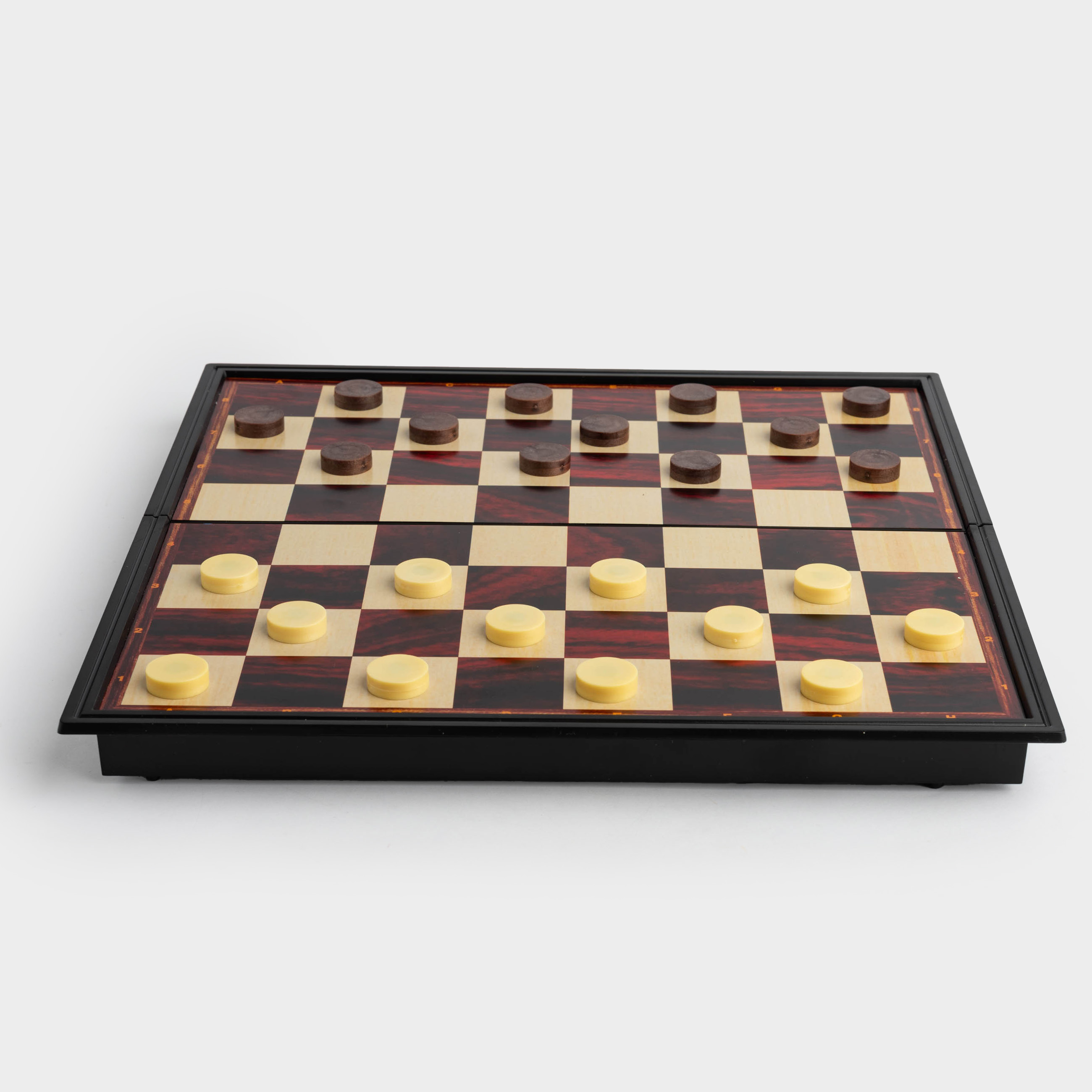 Board game, 25x25 cm, checkers/backgammon, road, plastic, Hobby light, image-3