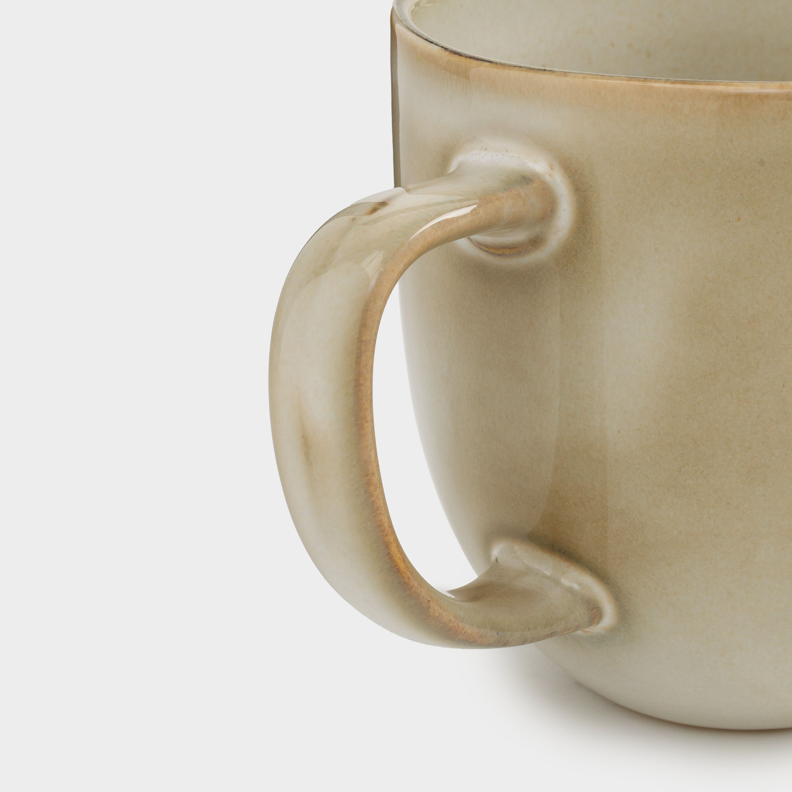 Mug, 400 ml, ceramic, beige, Burgos, image-4