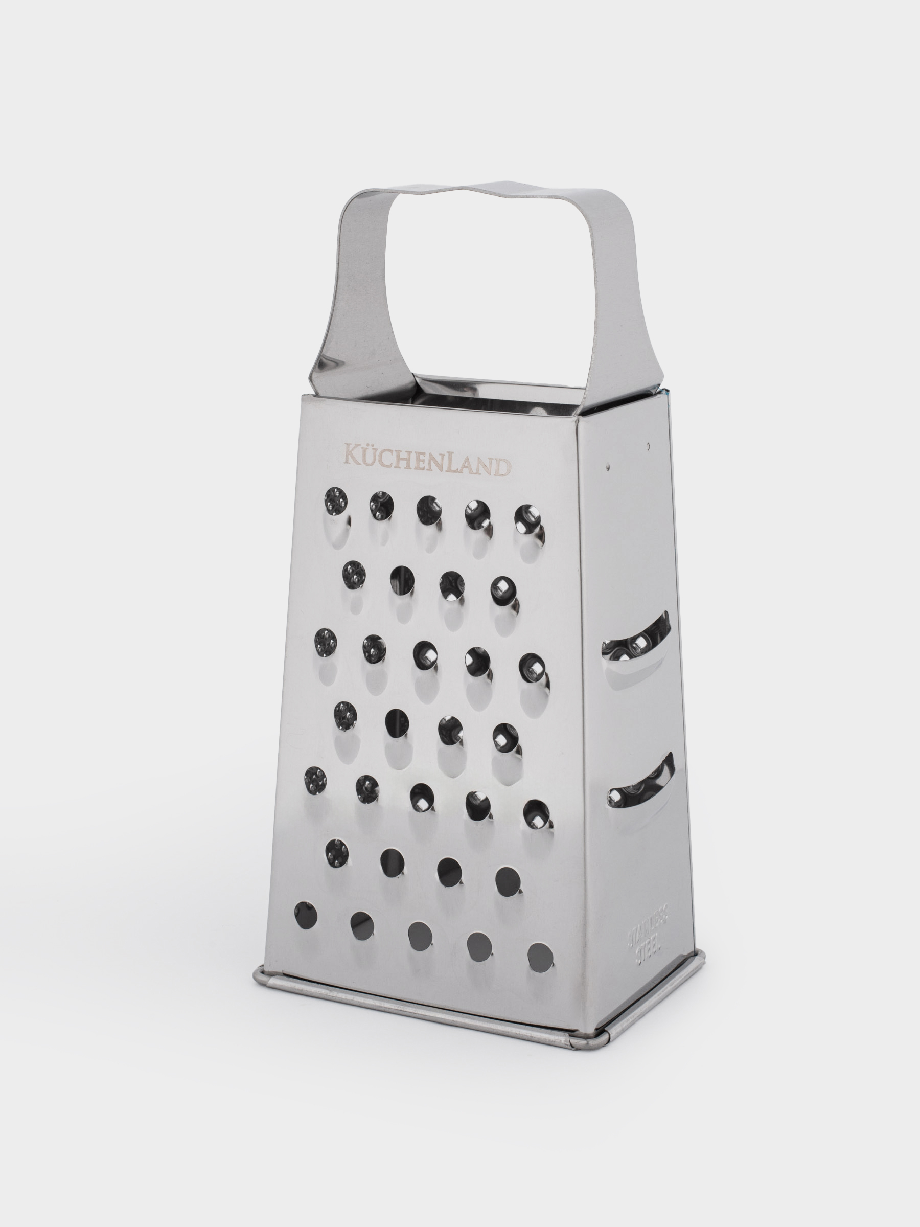 Grater, 18 cm, tetrahedral, steel, Classic, image-1