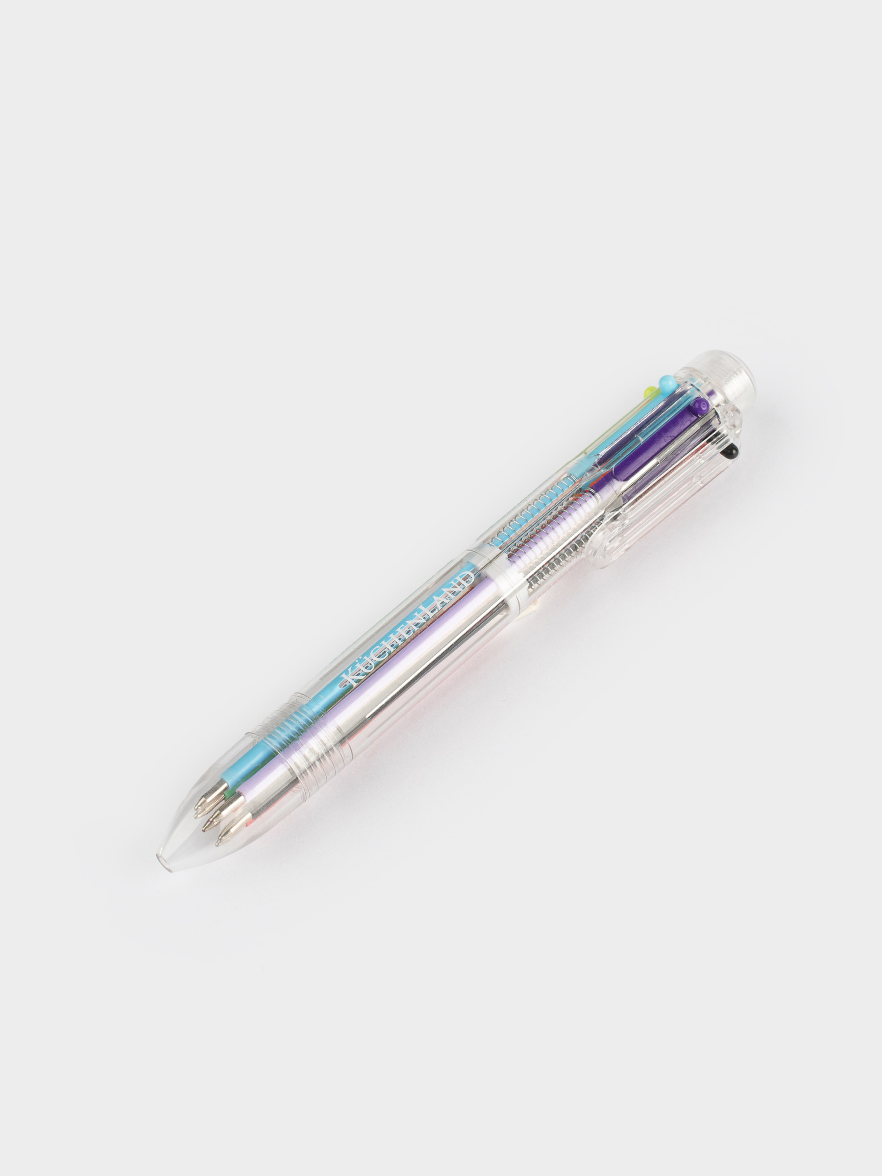 Ballpoint pen, multicolor, 14 cm, 6 colors, plastic, Draw, image-3