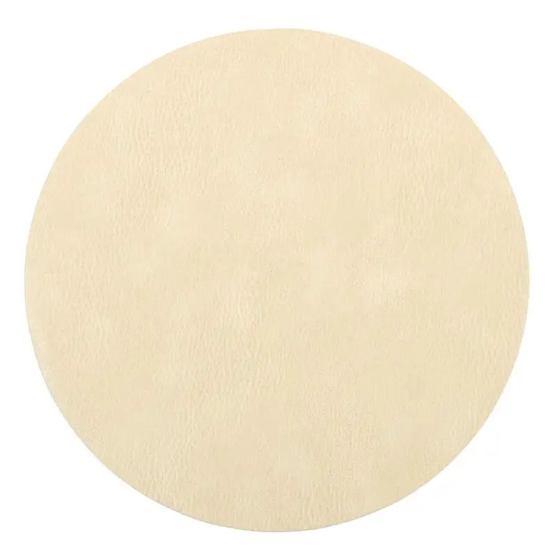 Napkin for appliances, 33 cm, PVC, round, beige, Rock