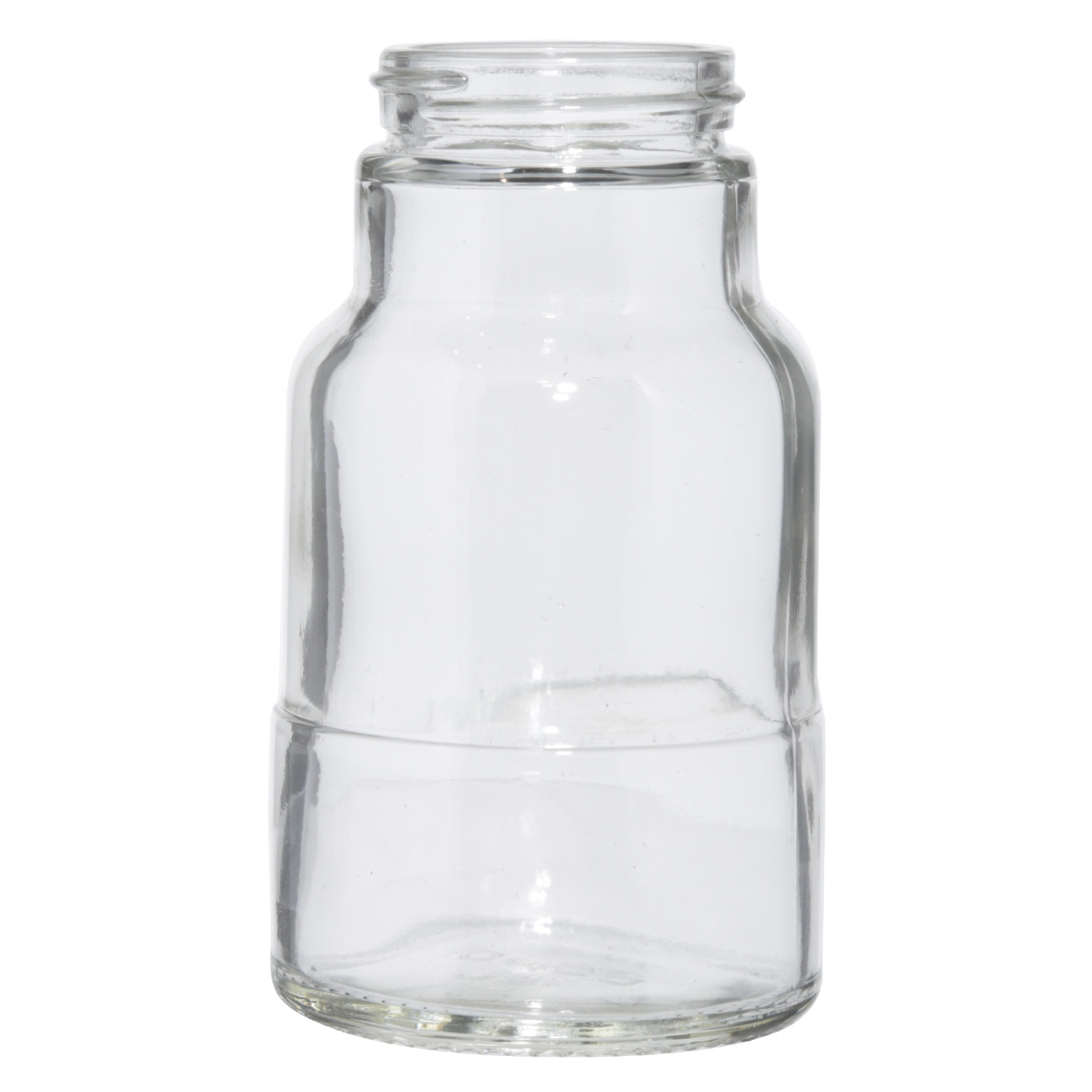 Sugar bowl dispenser, 17 cm, 120 ml, glass / steel, Classic, image-1