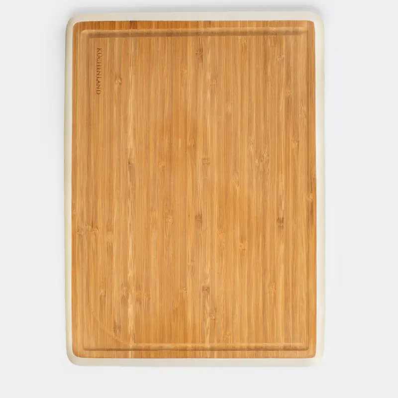 Cutting board, 38x28 cm, bamboo, rectangular, milk edging, Bamboo ,image-0