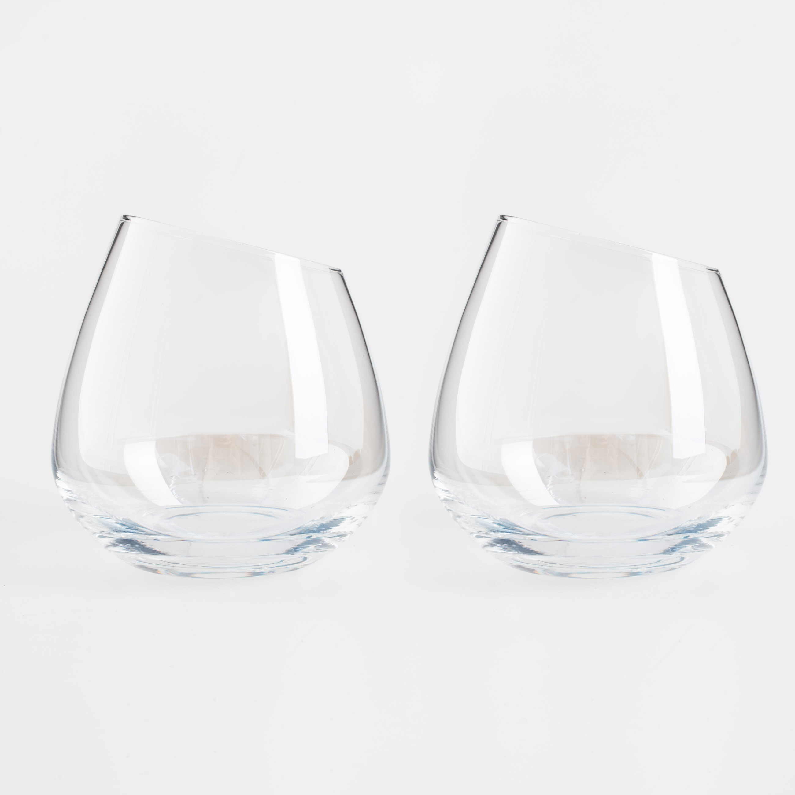 Glass, 11 cm, 400 ml, 2 pcs, glass, mother of pearl, Charm L polar, image-1