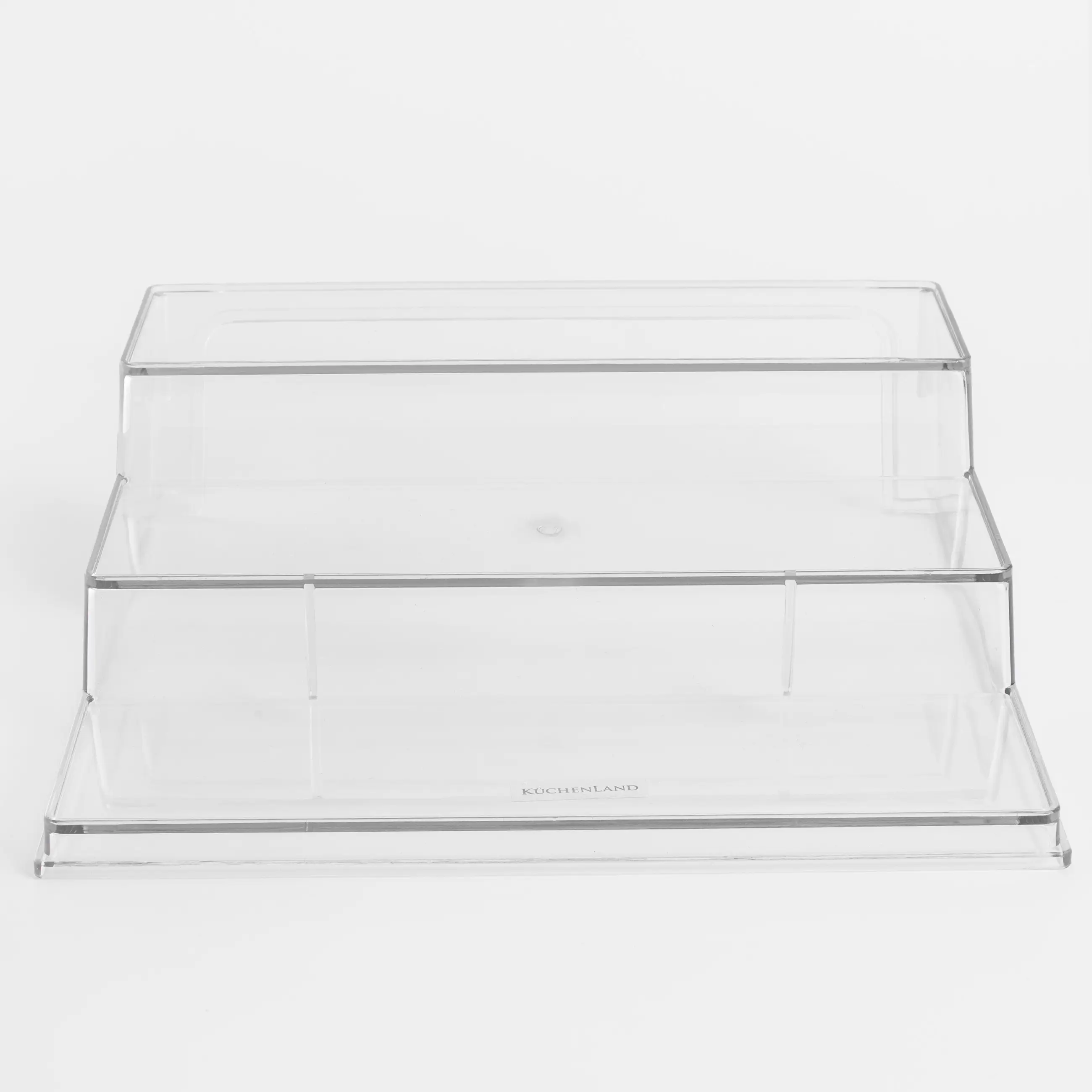 Shelf organizer for the cabinet, 25x23 cm, 3 levels, plastic, Basic, image-0