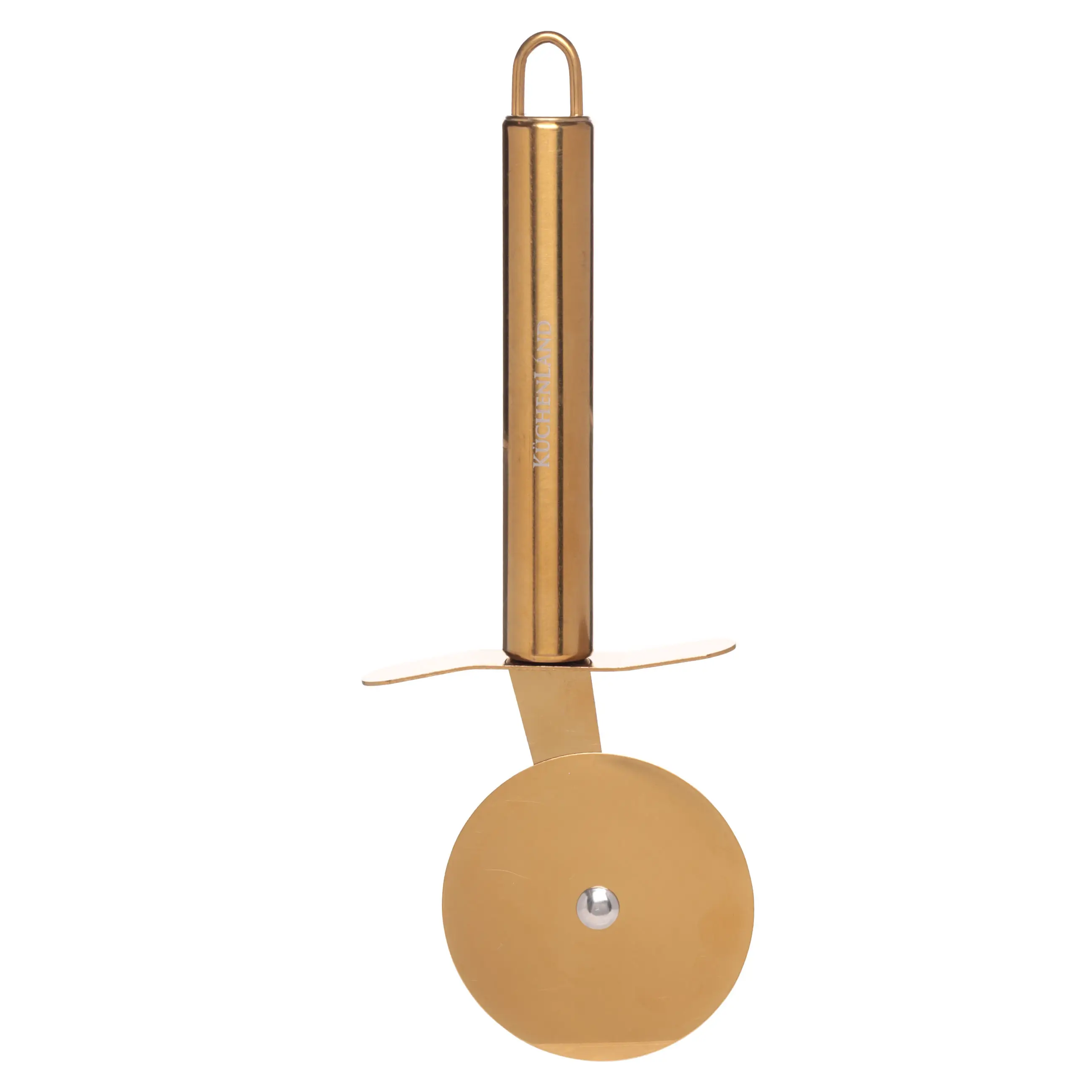 Pizza knife, 20 cm, steel, golden, Spiro gold, image-0