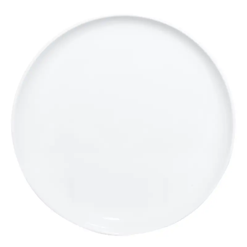 Dinner plate, 25 cm, porcelain P, white, Silence
