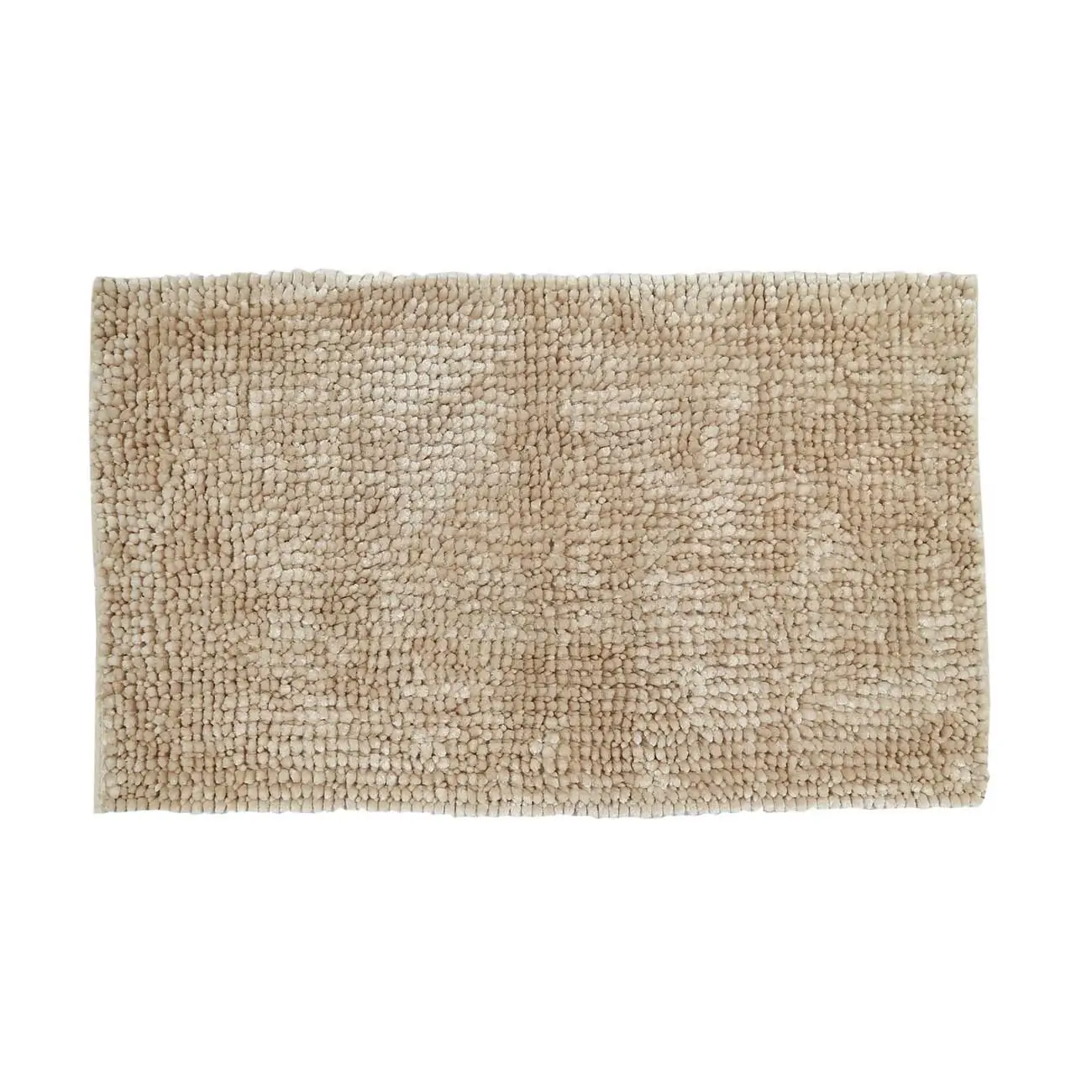 Mat, 50x80 cm, anti-slip, polyester, beige, Fluff