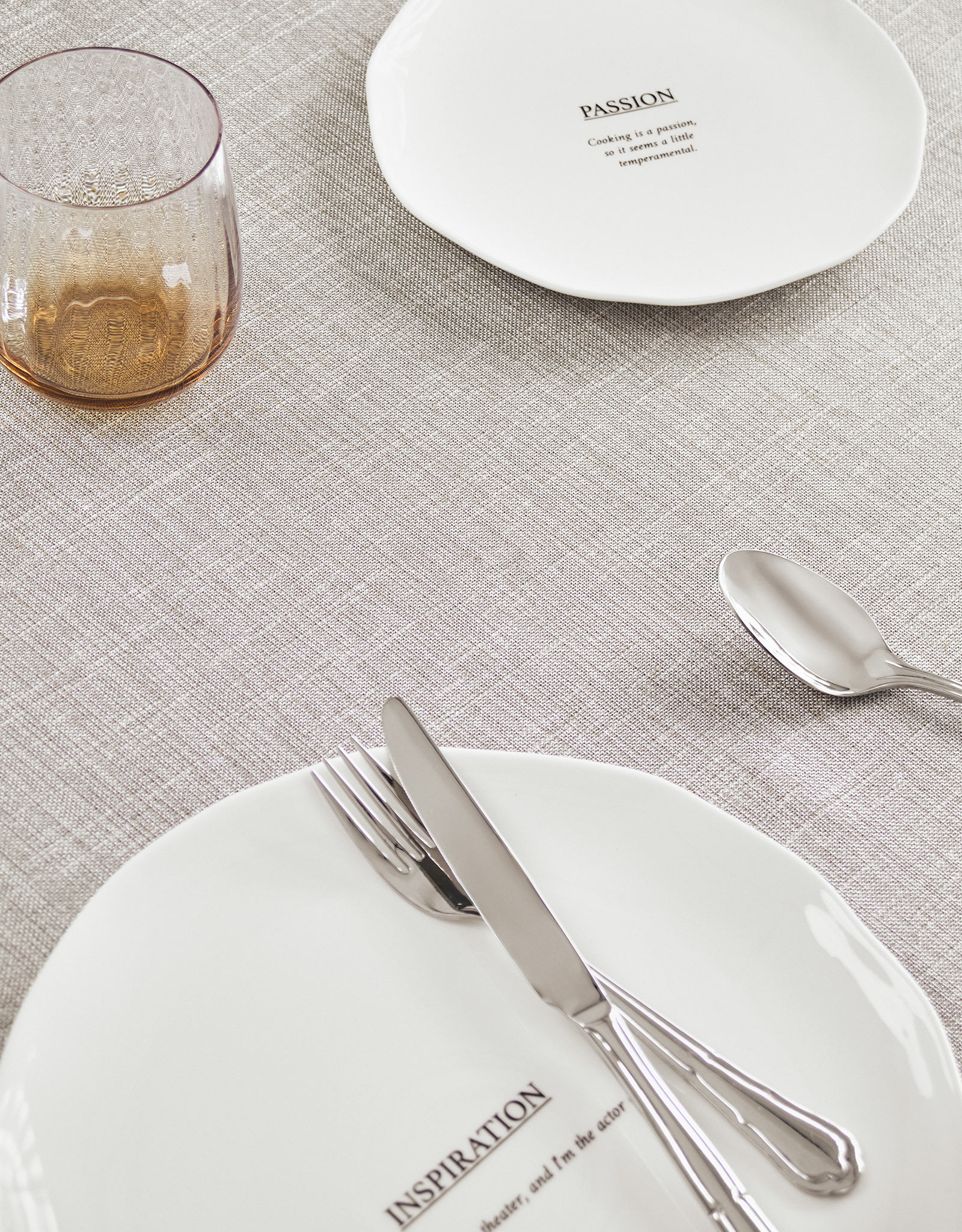 Tablecloth, 160x160 cm, fringed, polyester, grey melange, Beverin, image-4