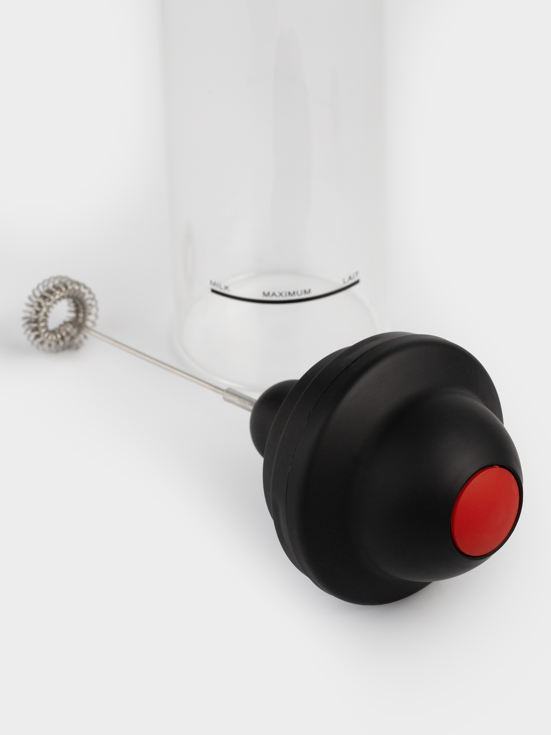 Milk frother, 450 ml, with capacity, glass B / plastic, Extra-light, image-5