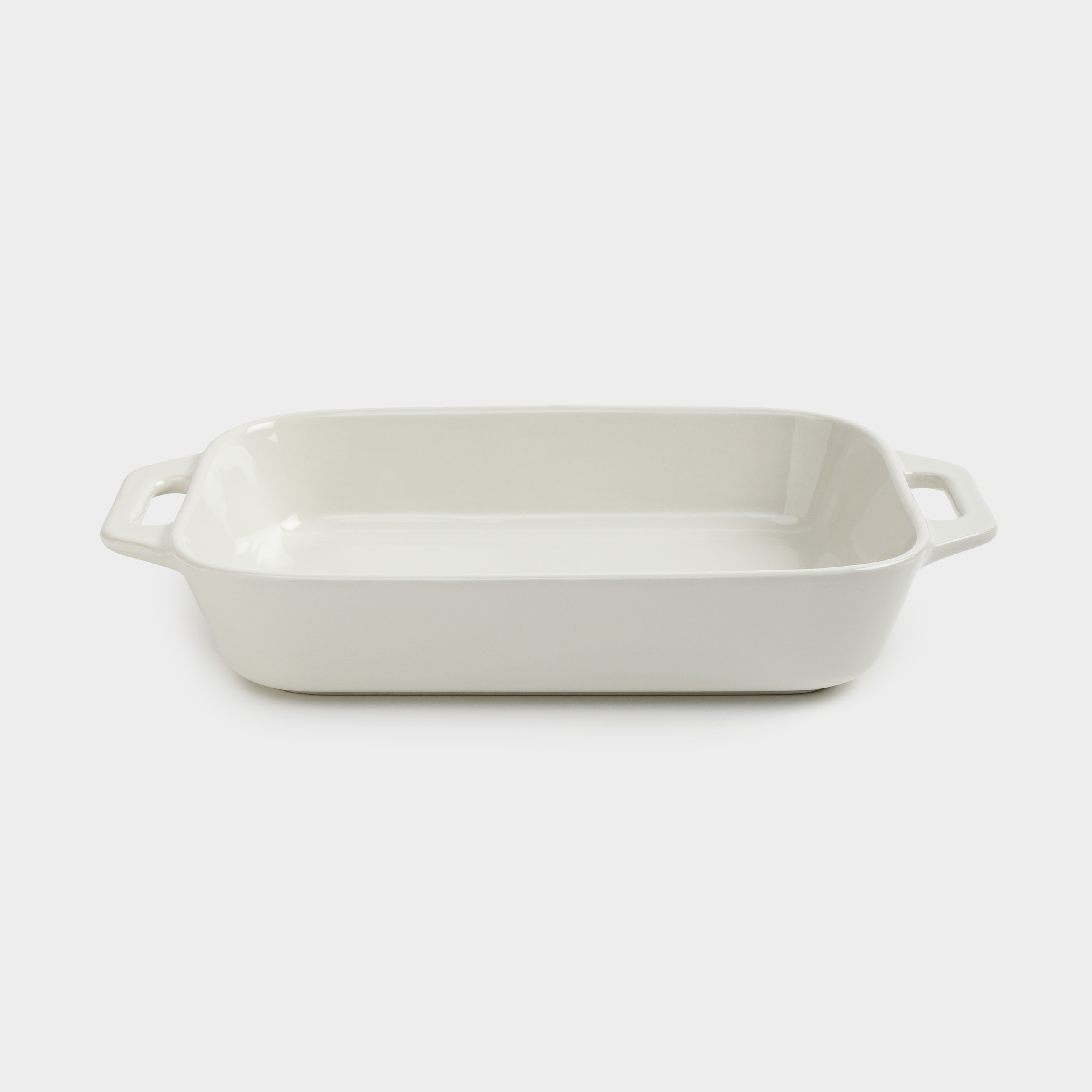 Baking dish, 27x20 cm, ceramic, rectangular, milk, Cakes ivory