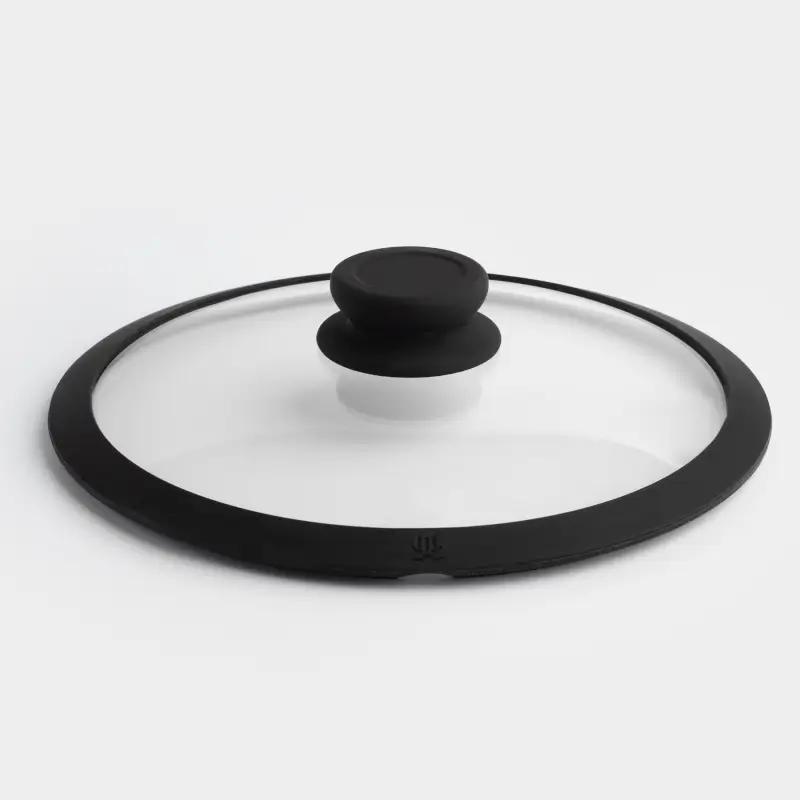 Lid, 24 cm, glass T / silicone, Solution accessory, image-0