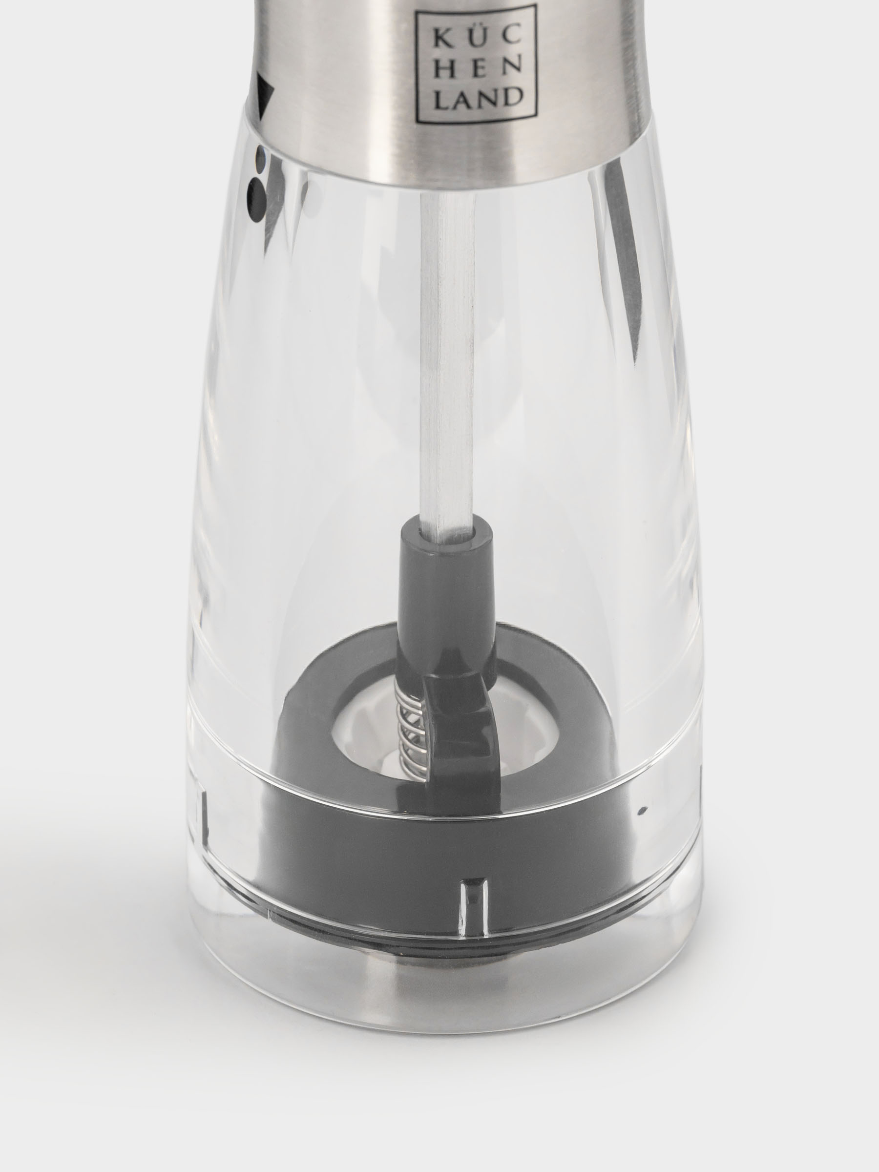 Spice mill, 17 cm, mechanical, acrylic, Classic, image-5