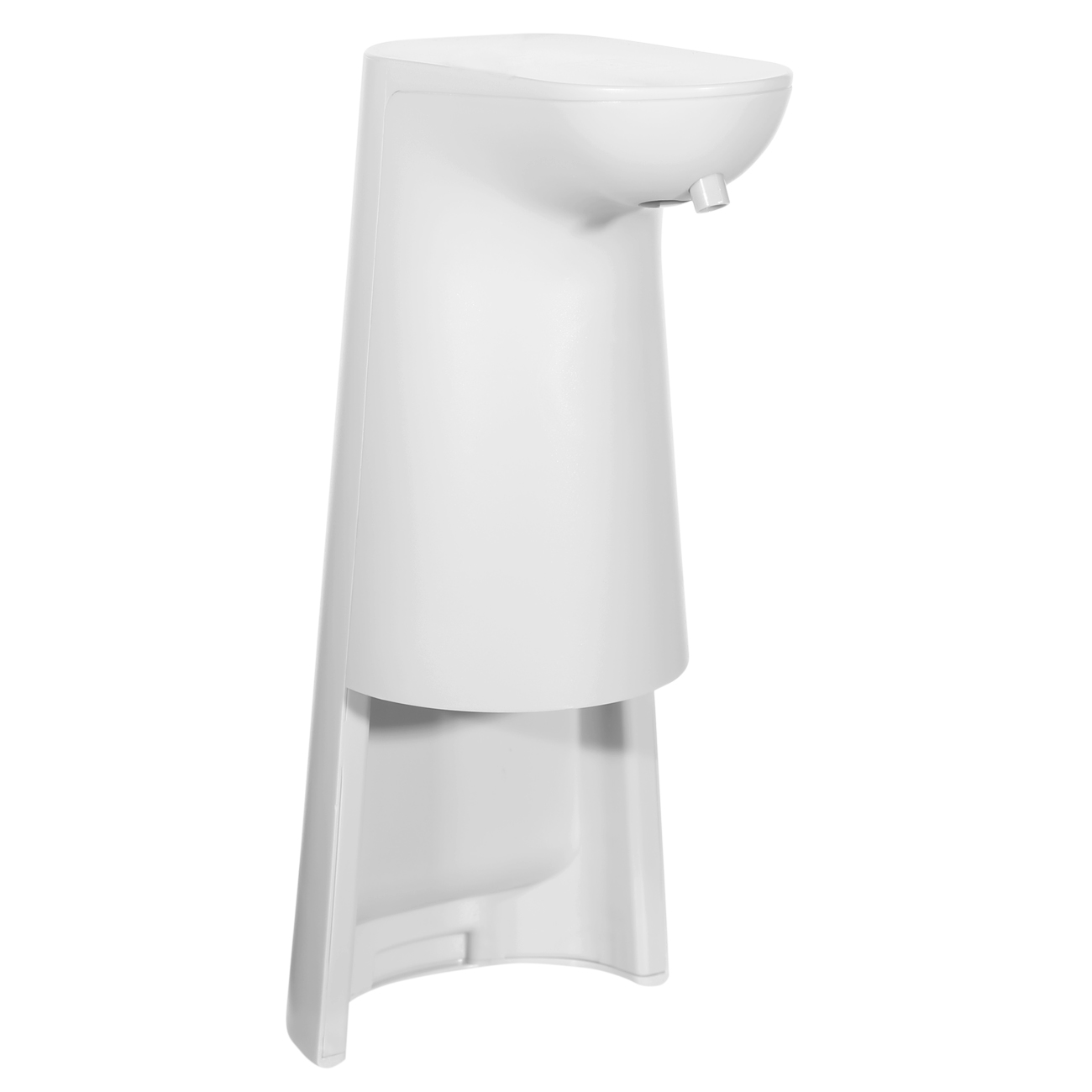 Liquid soap dispenser, 250 ml, touch, foam, plastic, White, Smile