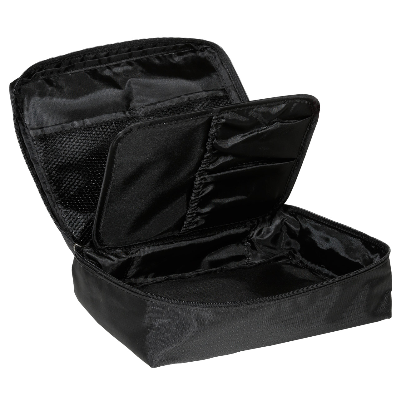 Travel cosmetic bag, 21x16 cm, polyester, black, Easy Travel