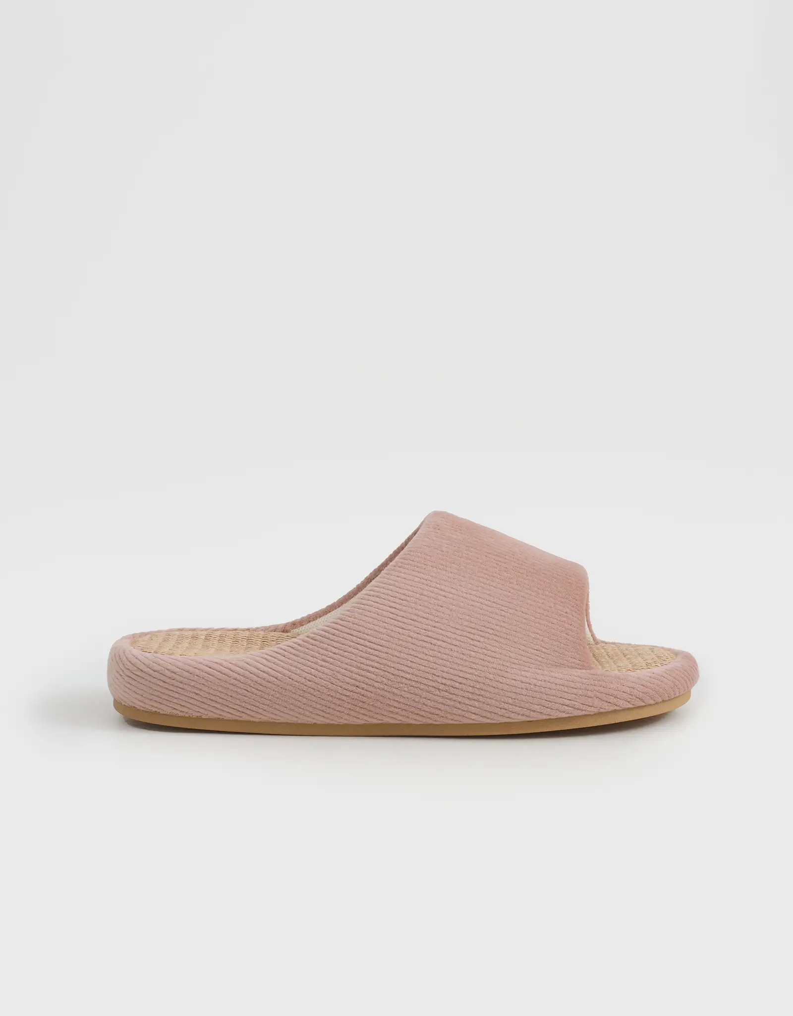Slippers for women, home, polyester/spandex, peach, Isla