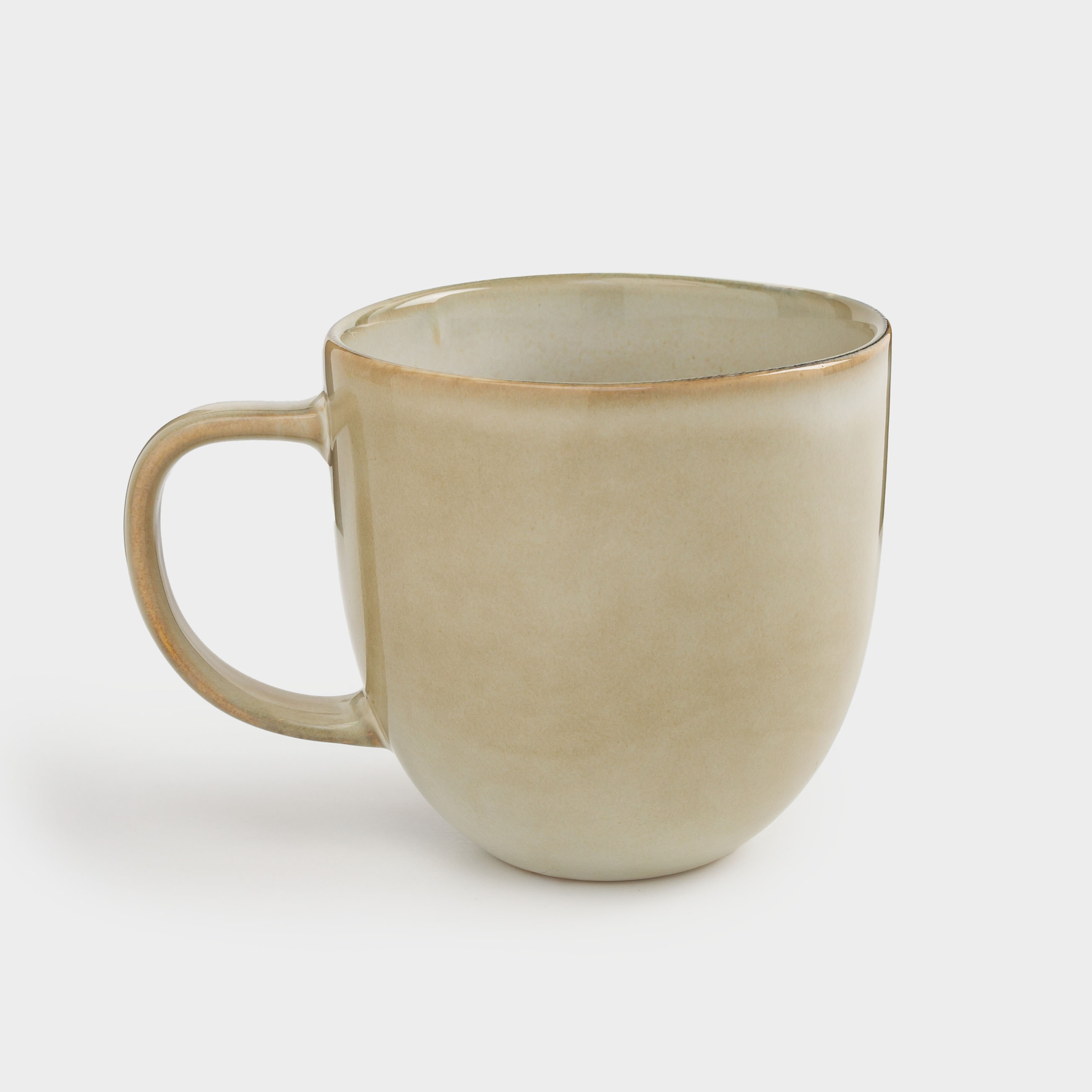 Mug, 400 ml, ceramic, beige, Burgos, image-2